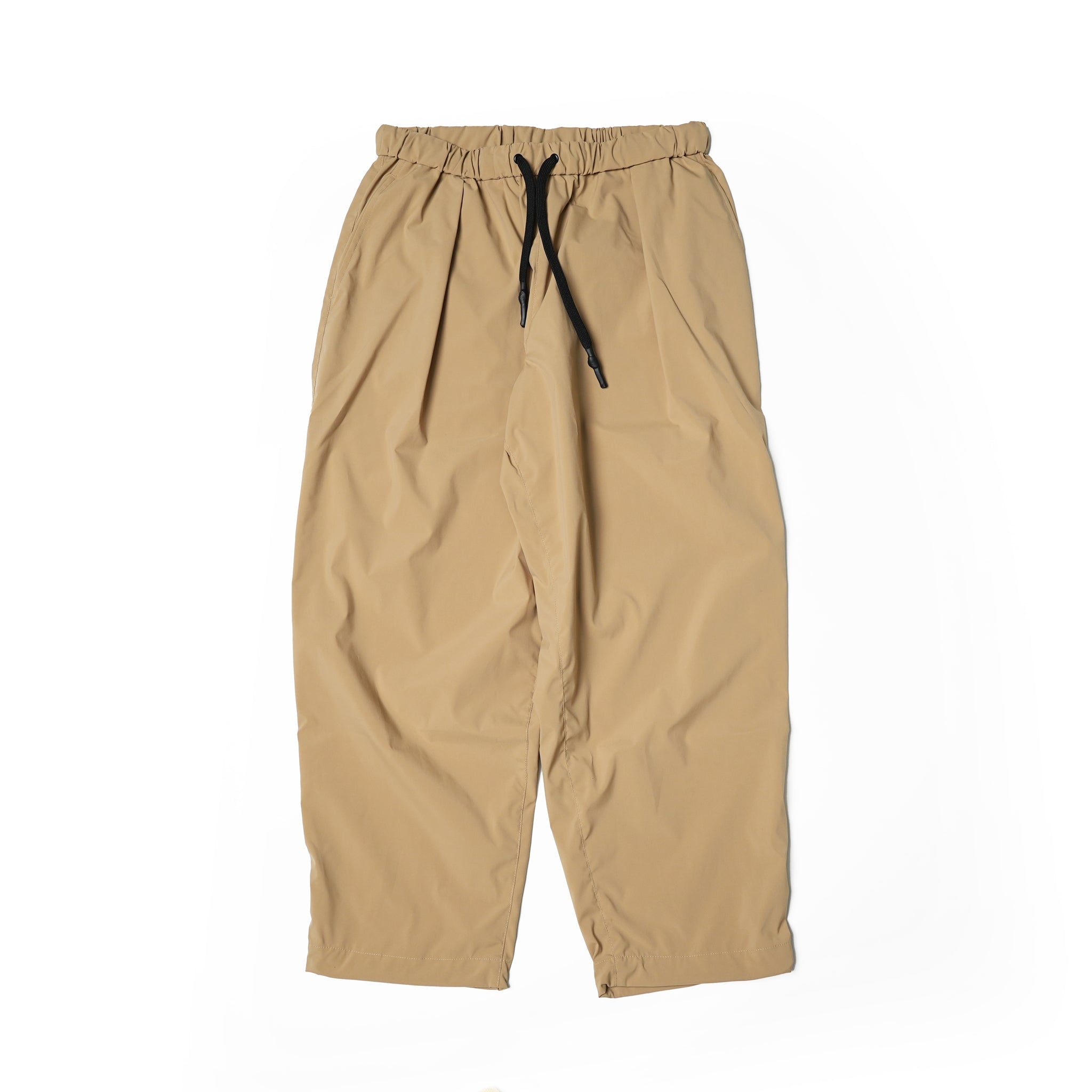 No:UN-014_AW23 | Name:WATER REPELLENT TAPERED STRETCH TRACK PANTS | Color:Beige【UNTRACE_アントレース】