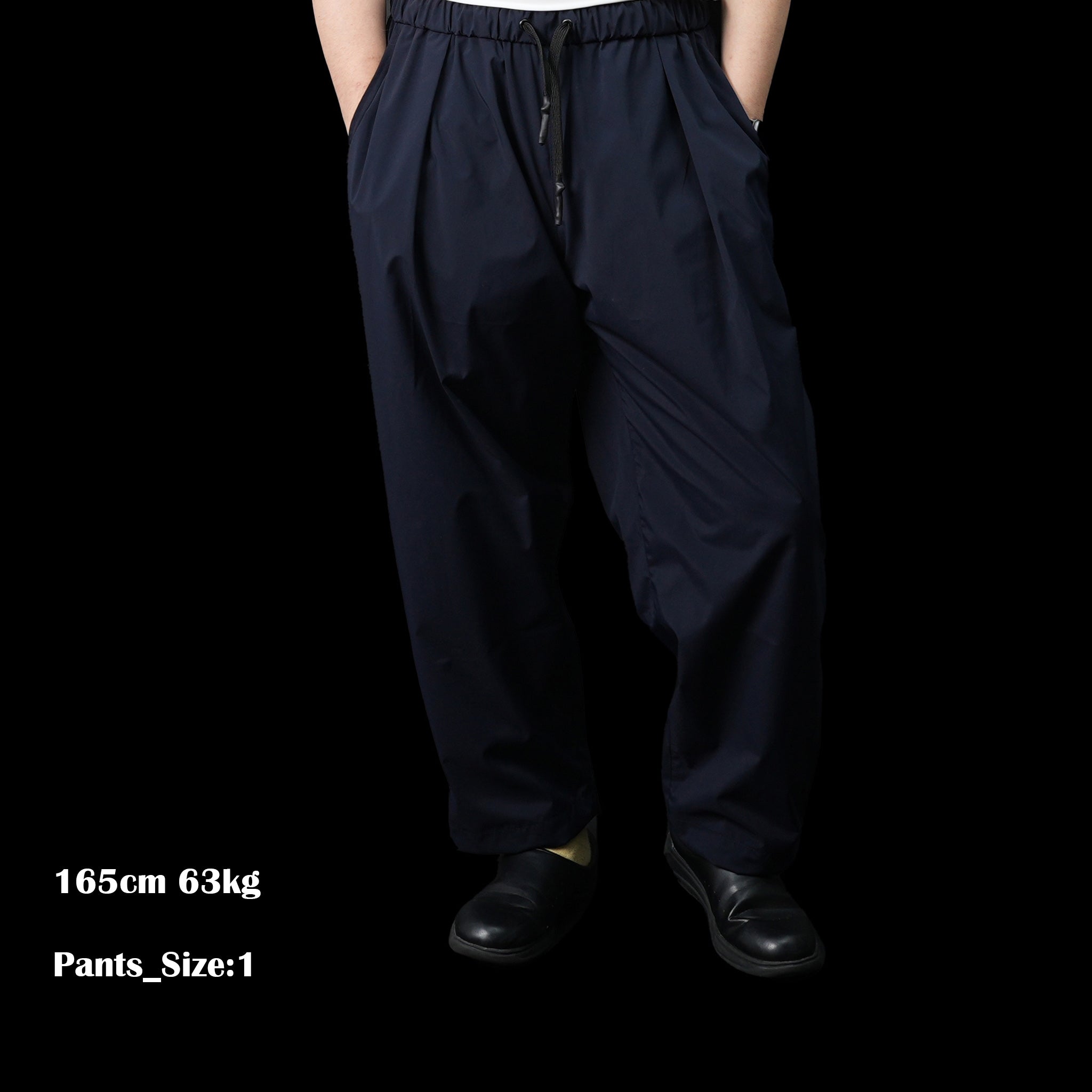 yuan water repellent pants ネイビー ユアン-