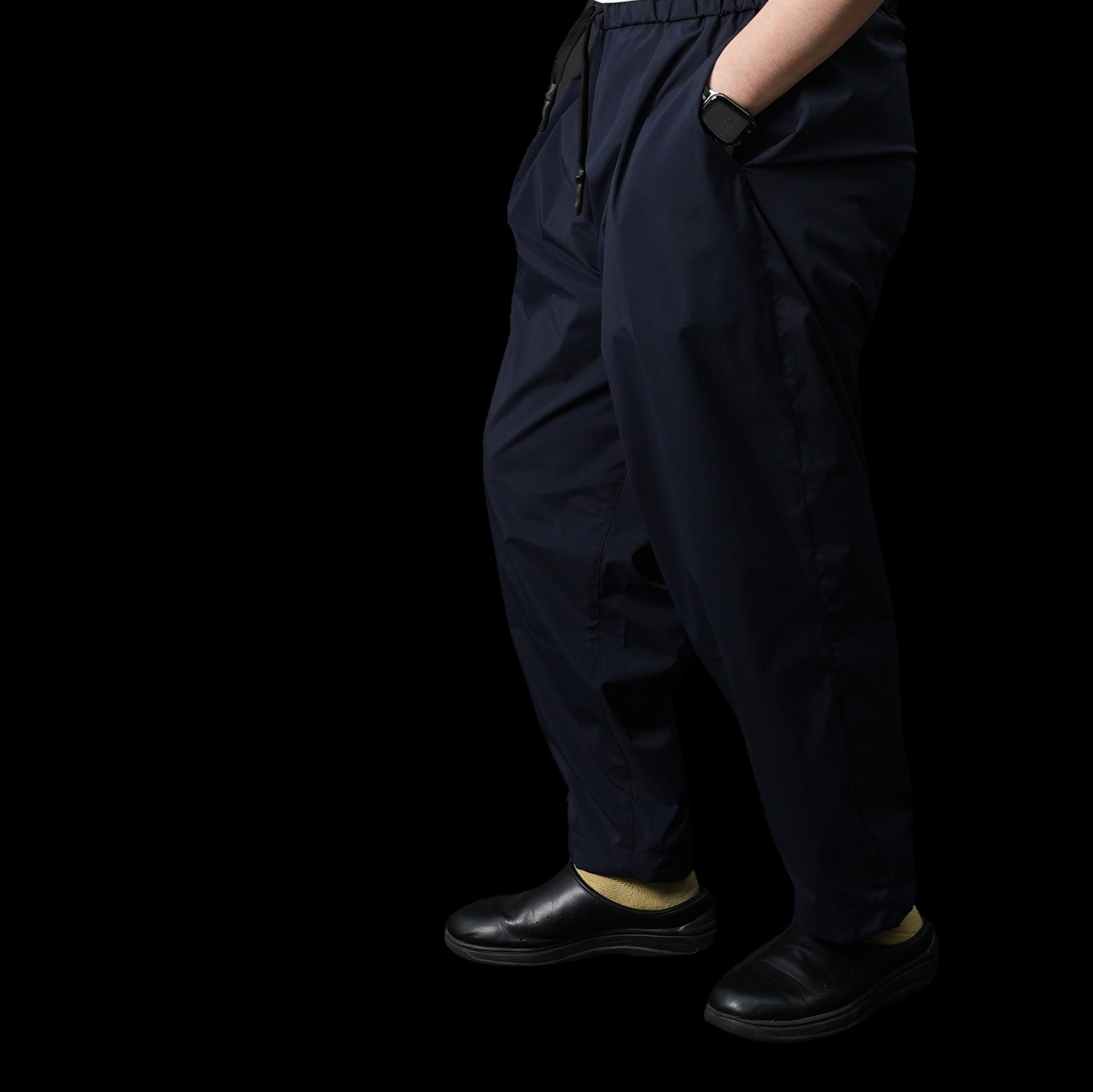 No:UN-014_AW23 | Name:WATER REPELLENT TAPERED STRETCH TRACK PANTS | Co