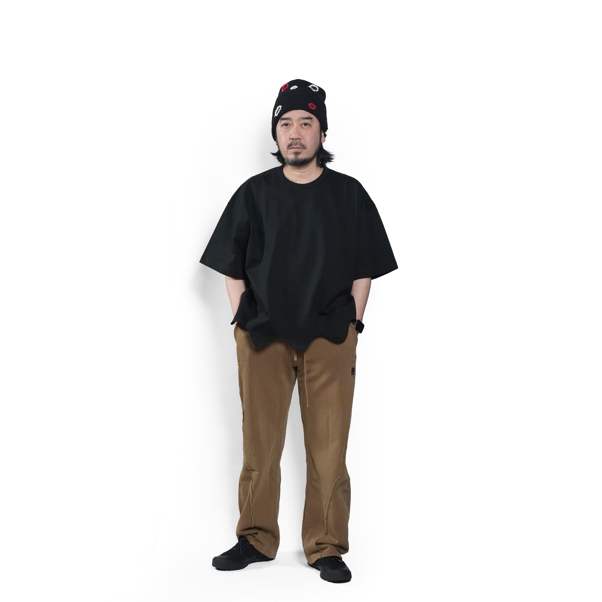 Wide easy sweat pants – Camel | EFFECTEN