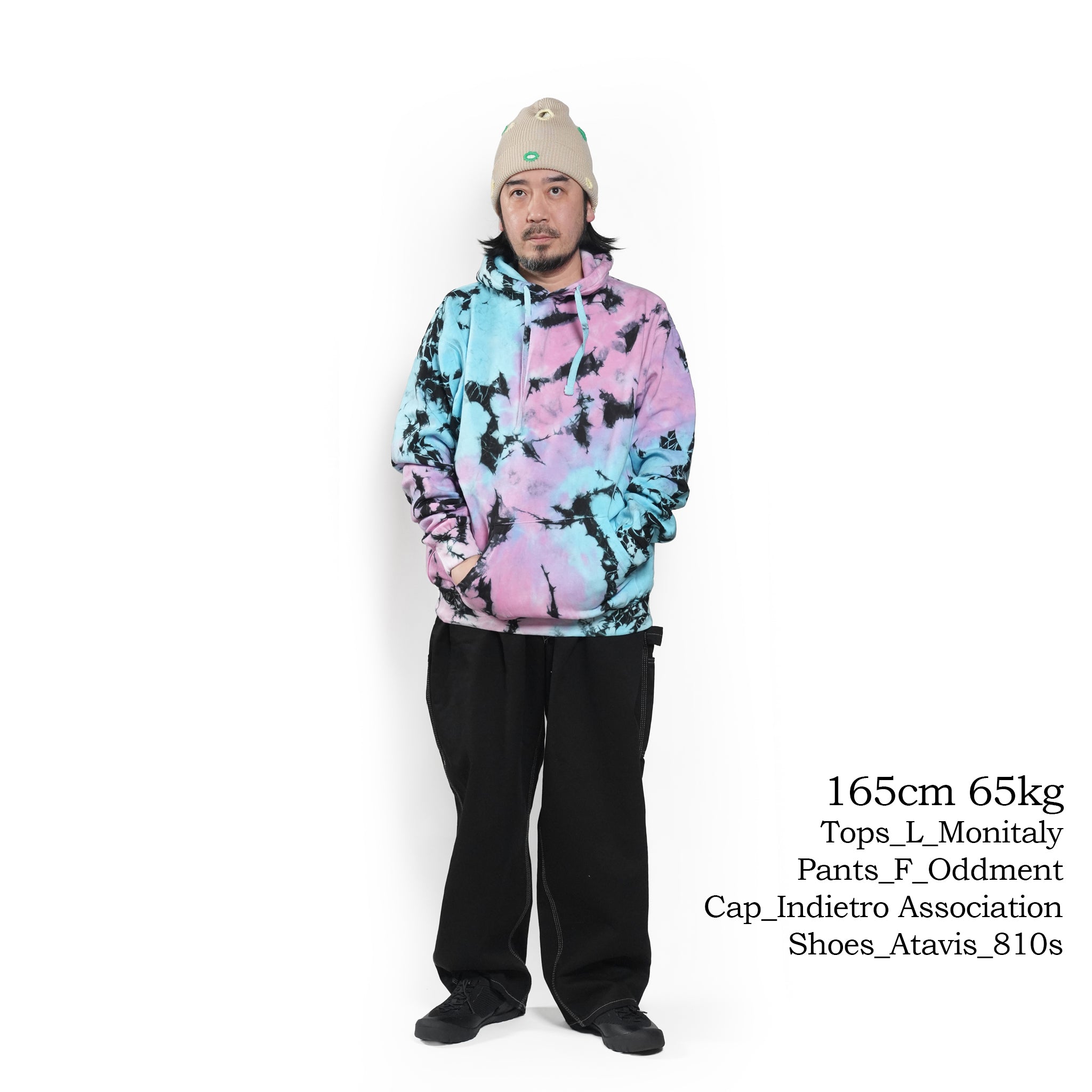 Hoodie – Cotton Candy Tie-Dye | MONITALY