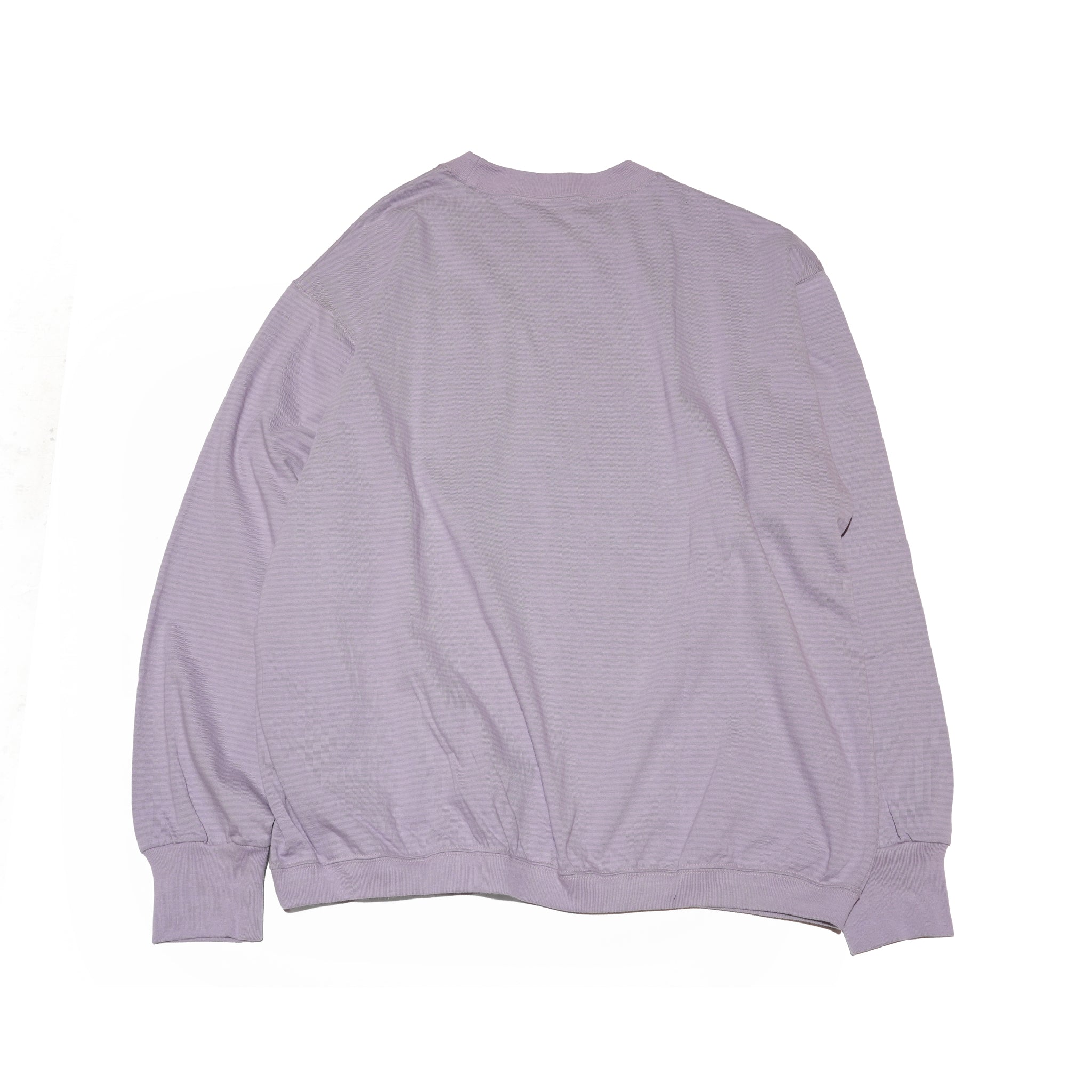 №122 [ぼやぁ〜としたボーダーL/S ] – ラベンダー | RELAX FIT