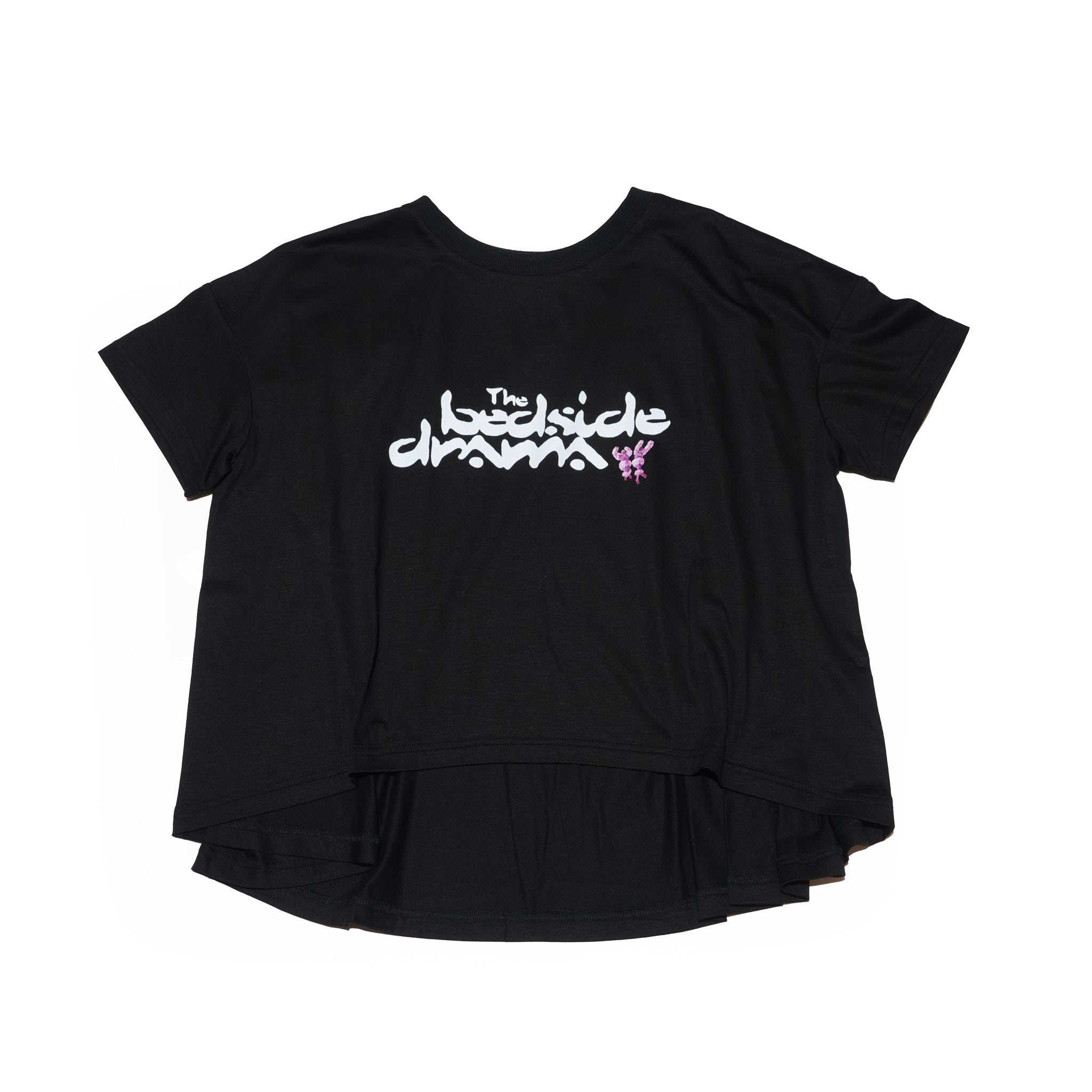 BEDSIDE SISTERS Flare T-Shirt– Black | BEDSIDEDRAMA