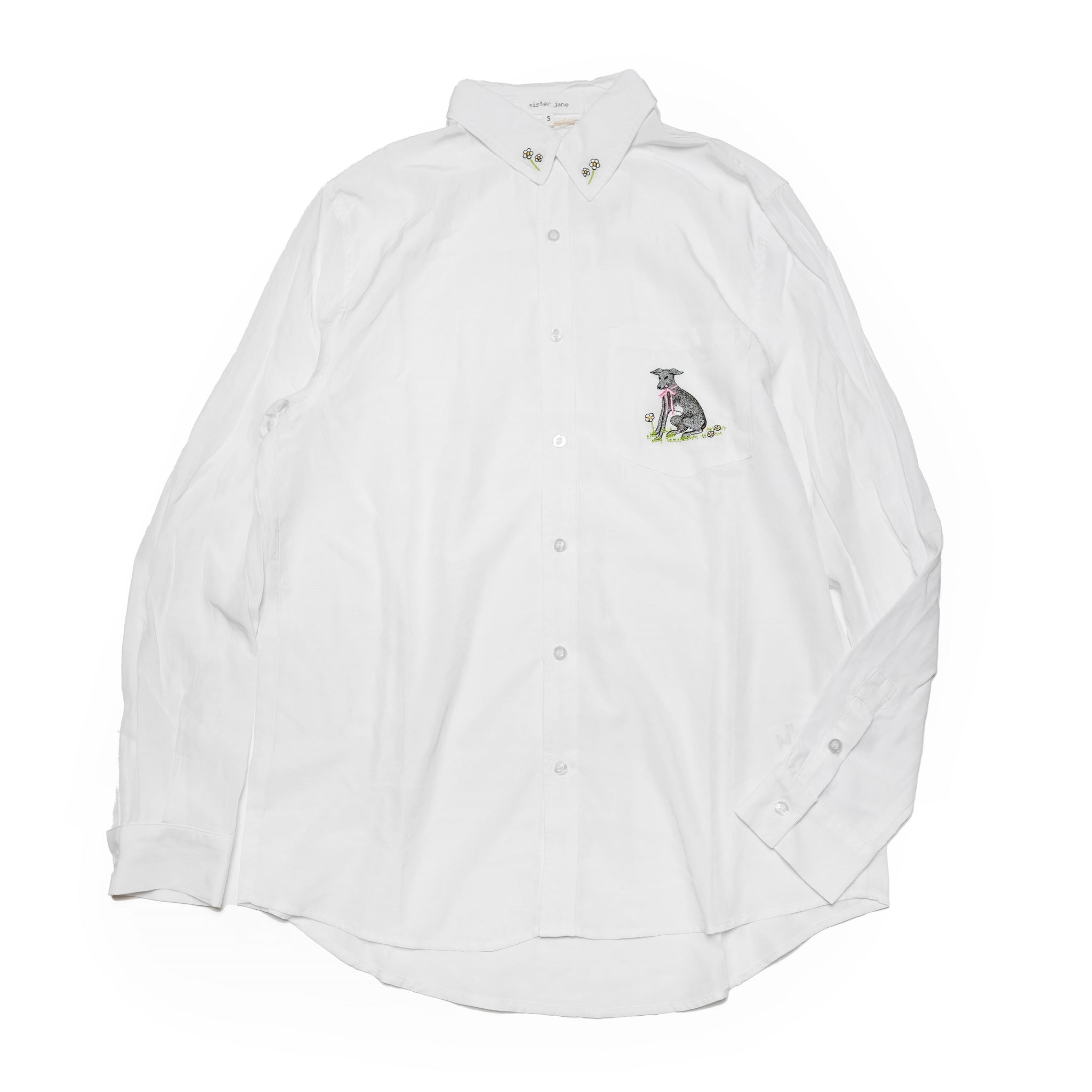 29SM05BLM095WHT | Penny Embroidered Shirt | 【SISTER JANE_シスタージェーン】【MEN'S】