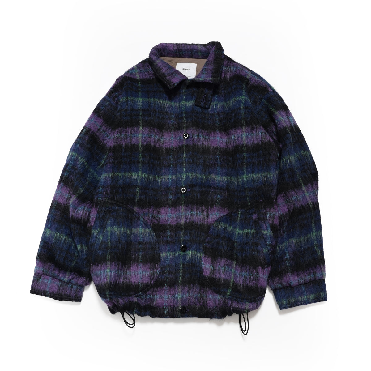 WOOLY JKT– NAVY-PURPLE | QUOLT