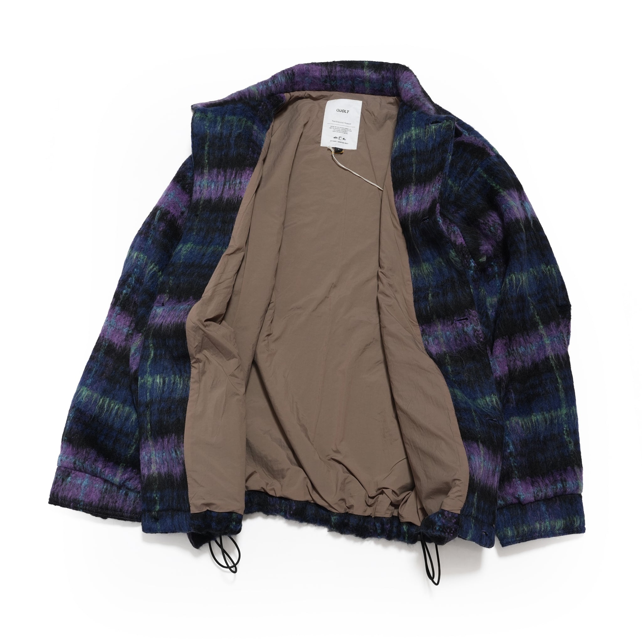 WOOLY JKT– NAVY-PURPLE | QUOLT