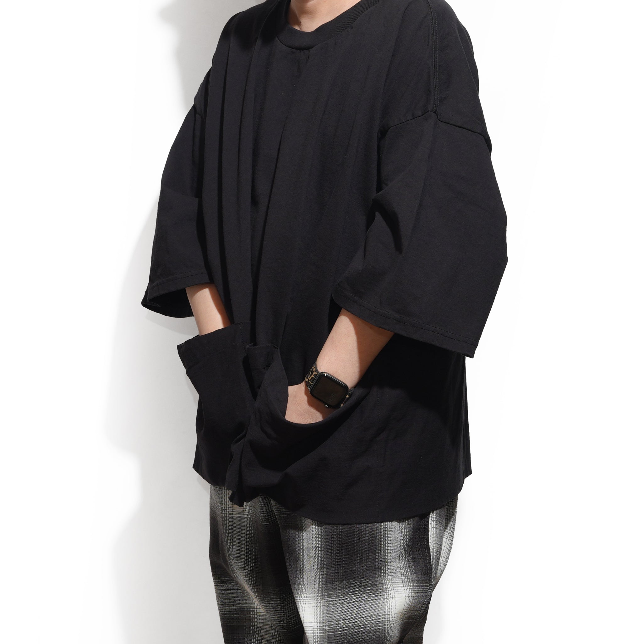 BIG P. SUPER SIZE APLON TEE #26SS-13  – Black |  Big P Products
