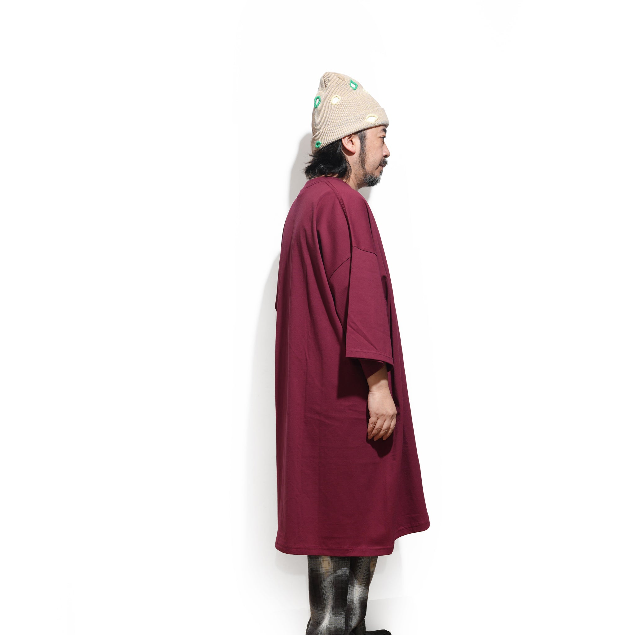 #SV040 | Big P Tee | Color:Burgundy | 【Big P Products】