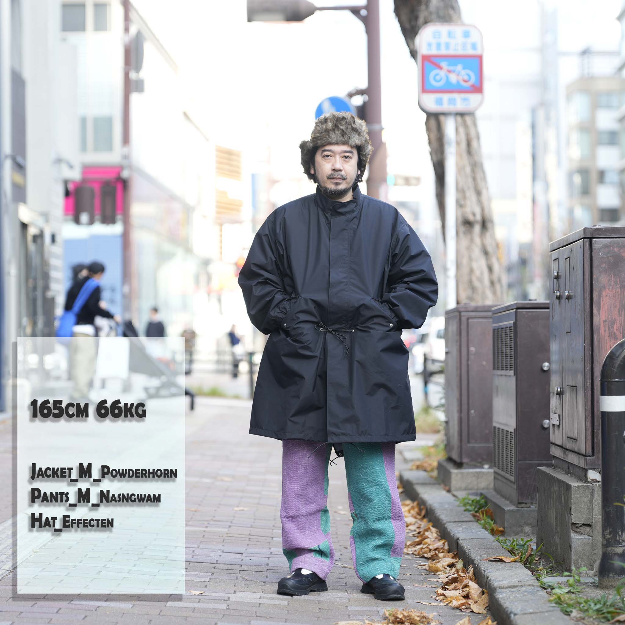 No:PH25FW-004 | Name:P.H.M. Mods Coat | Color:Black | Size:M/L【POWDERHORN MOUNTAINEERING_パウダーホーンマウンテニアリング】