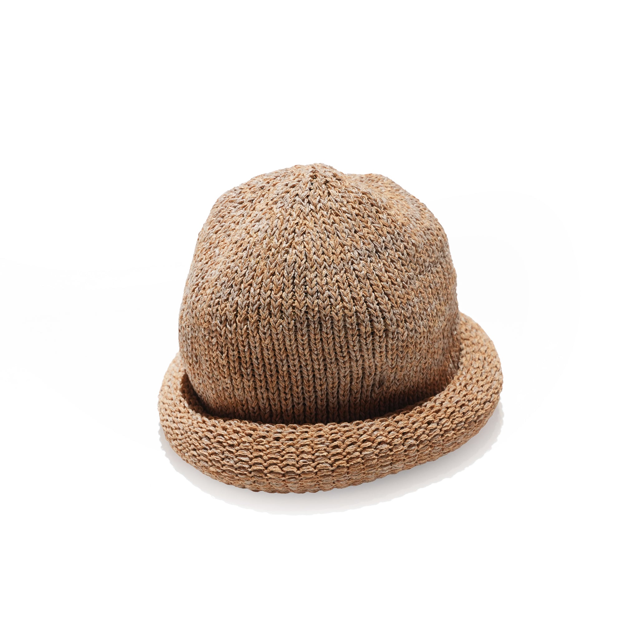 Roll Knit Cap – Beige | IA-24-097_Beige | INDIETRO ASSOCIATION