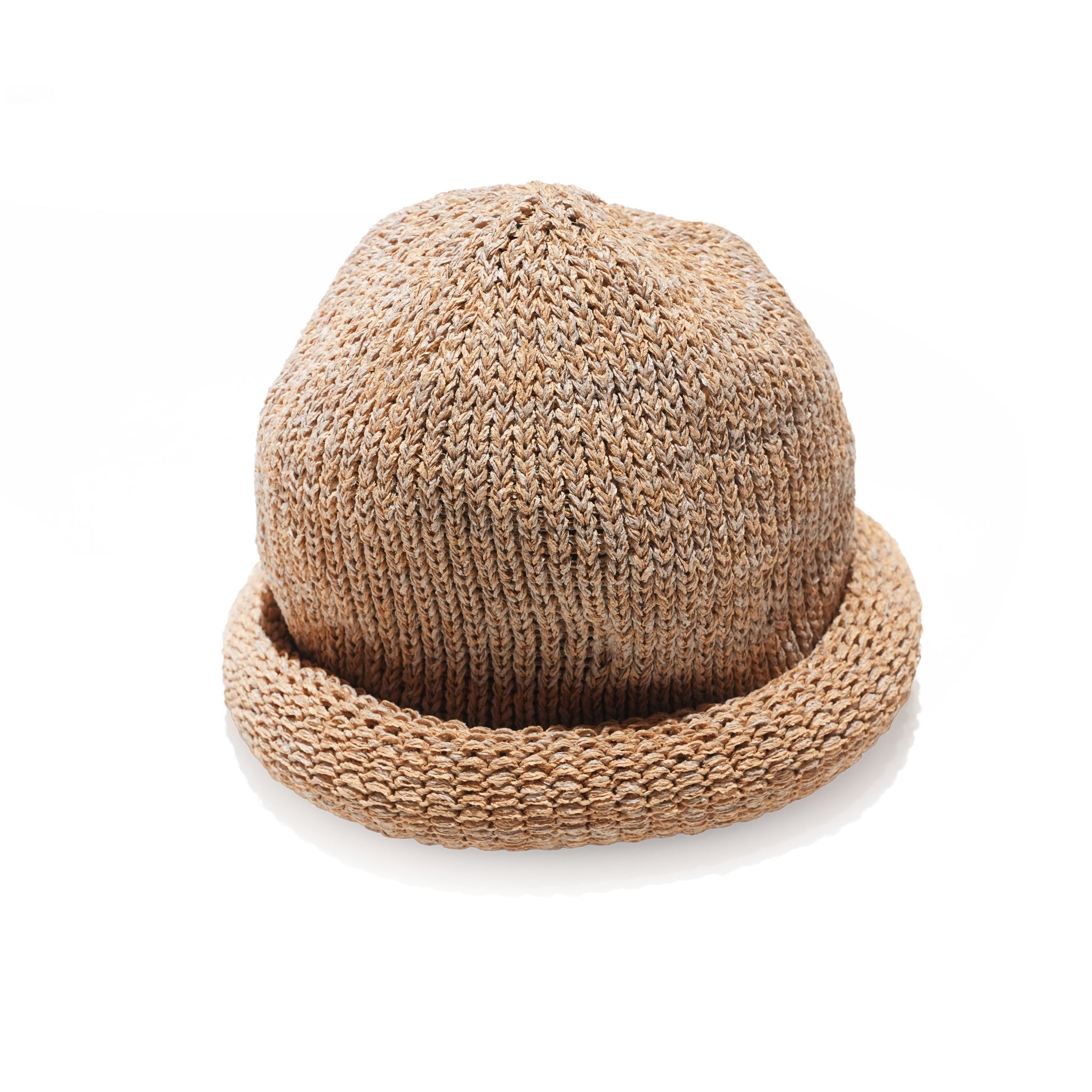 Roll Knit Cap – Beige | IA-24-097_Beige | INDIETRO ASSOCIATION