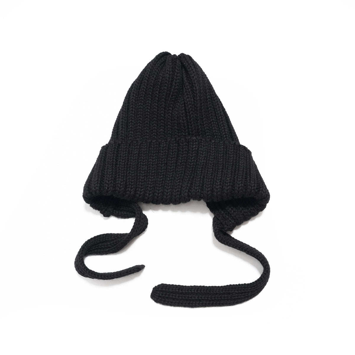 001 Bonnet with 23cm Tassles – Jet Black | HIGHLAND2000【ネコポス選択可能】