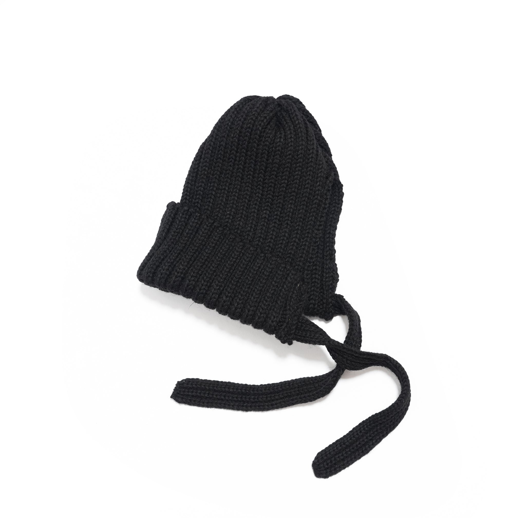 001 Bonnet with 23cm Tassles – Jet Black | HIGHLAND2000【ネコポス選択可能】