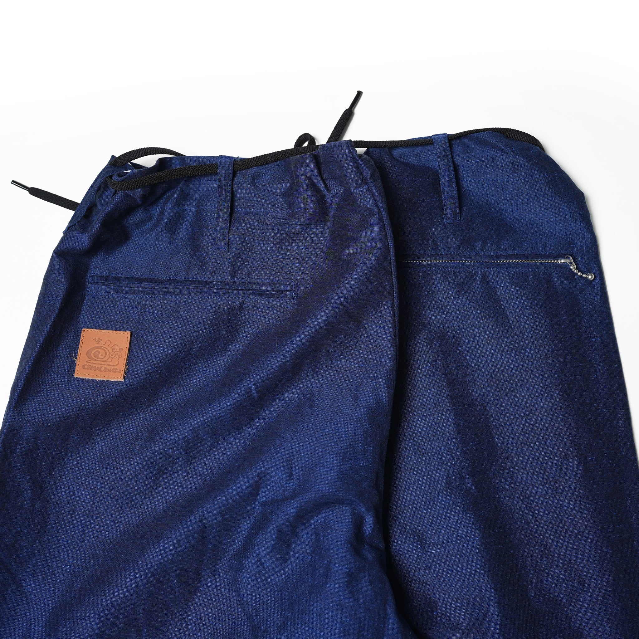 Name: Non-Elastic E-Z Pants Dead Stock Fabric Collection | Color:Blue | Size: One Fits All 【CITYLIGHTS PRODUCTS_シティライツプロダクツ】