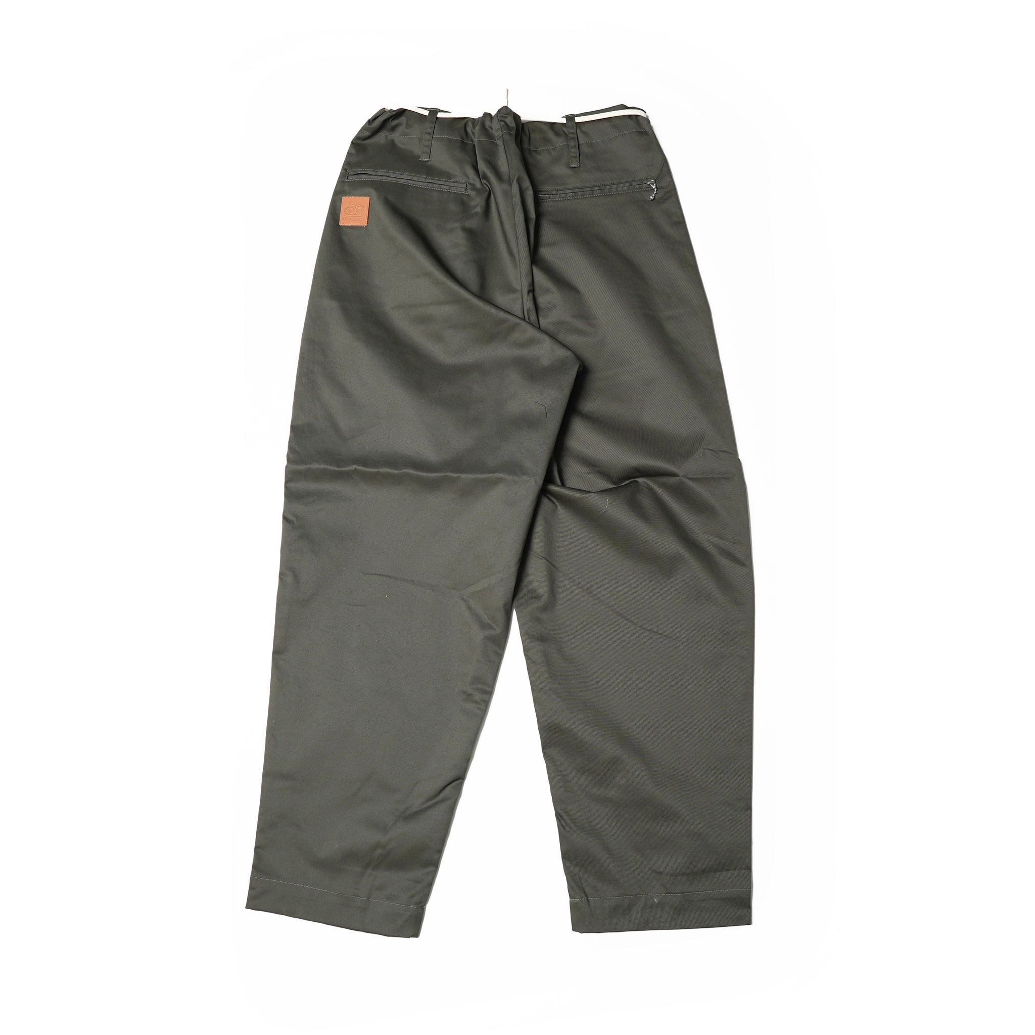Name: Non-Elastic E-Z Pants Dead Stock Fabric Collection | Color:Olive | Size: One Fits All 【CITYLIGHTS PRODUCTS_シティライツプロダクツ】