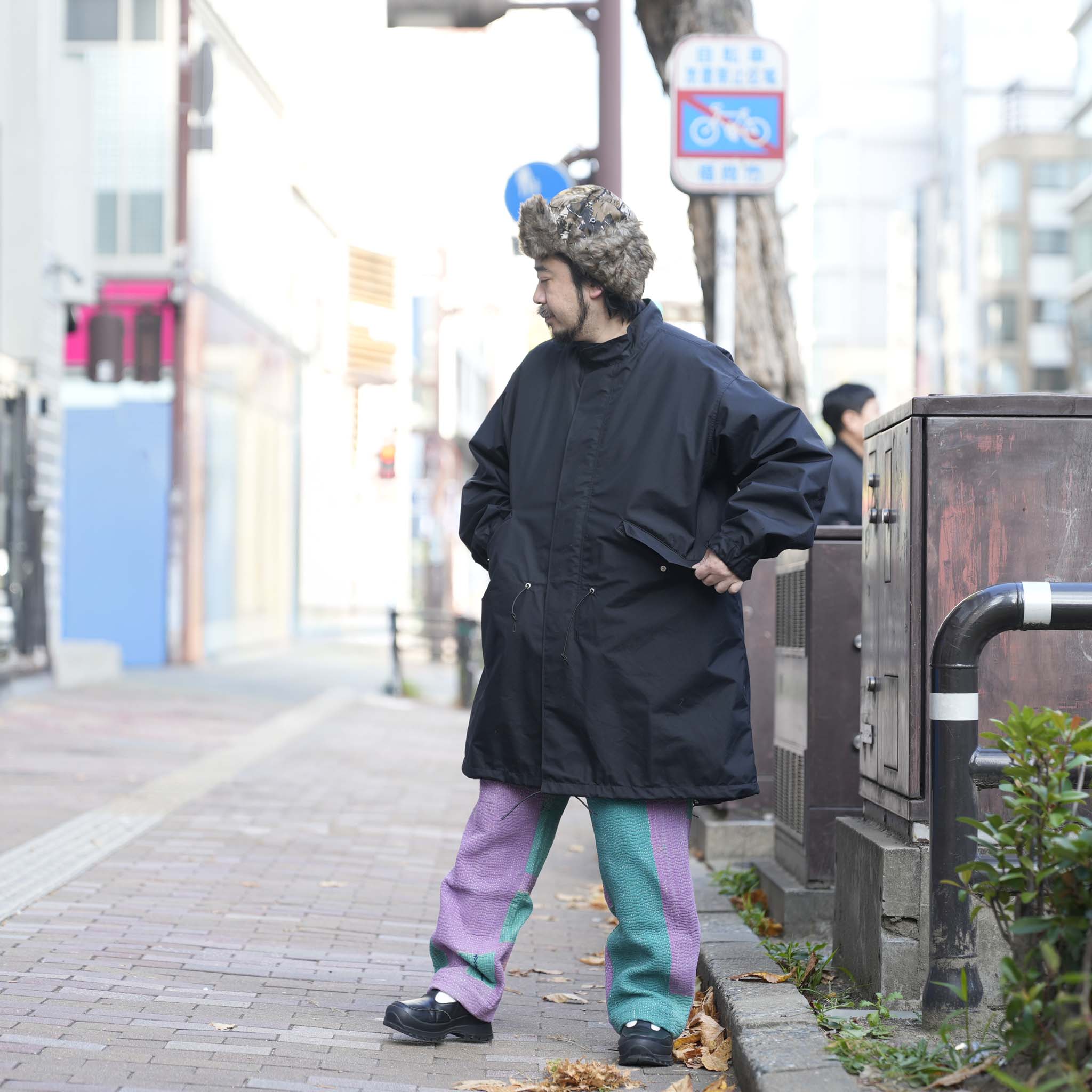 No:PH25FW-004 | Name:P.H.M. Mods Coat | Color:Black | Size:M/L【POWDERHORN MOUNTAINEERING_パウダーホーンマウンテニアリング】