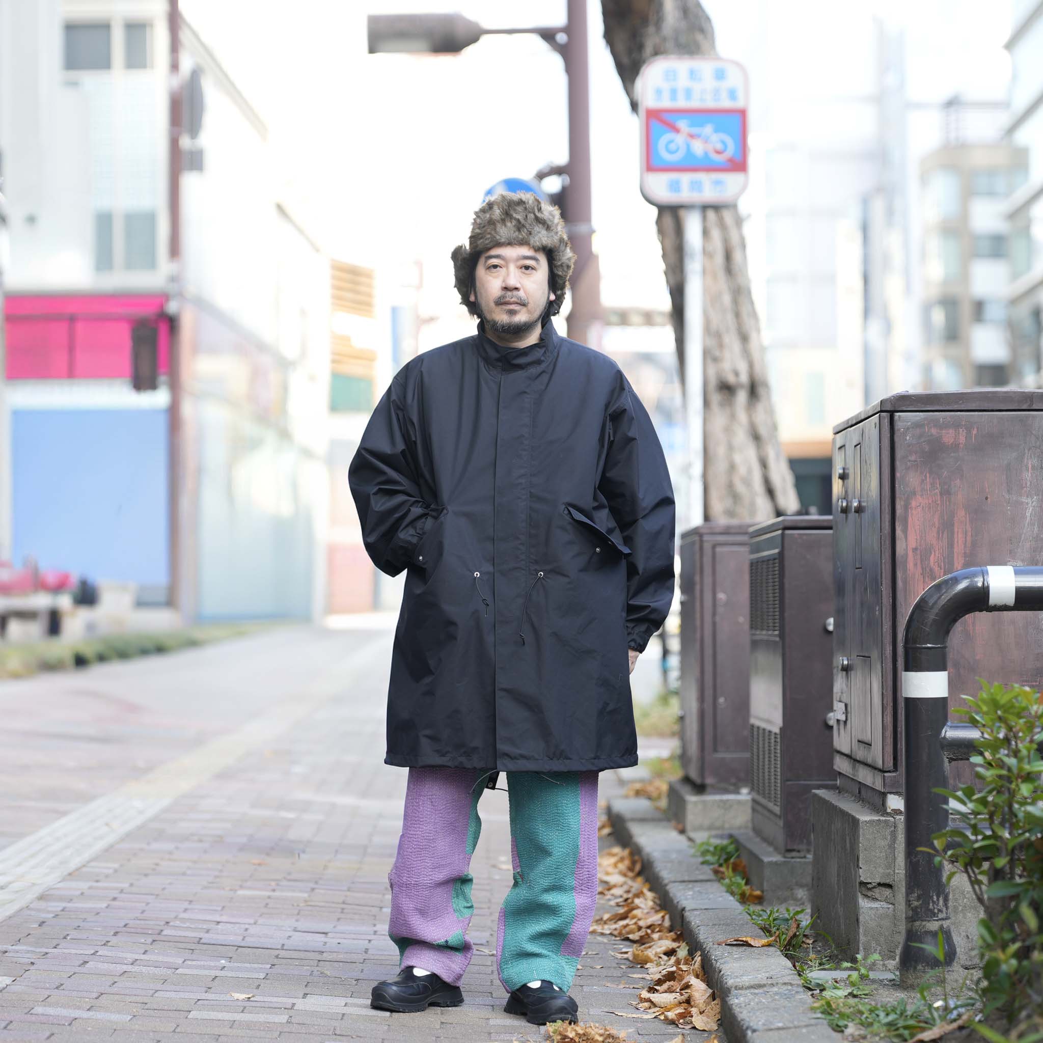 No:PH25FW-004 | Name:P.H.M. Mods Coat | Color:Black | Size:M/L【POWDERHORN MOUNTAINEERING_パウダーホーンマウンテニアリング】
