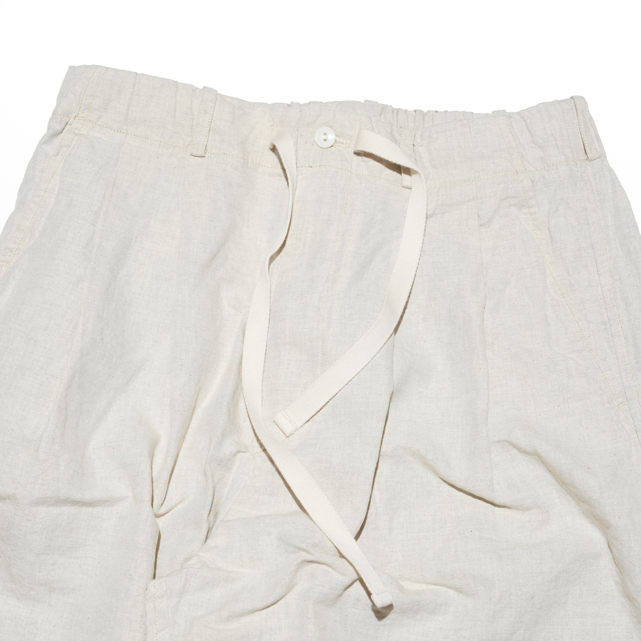 BAGS EASY WIDE PANTS-CHAMBRAY – Ecru | CATTA SHIRTS