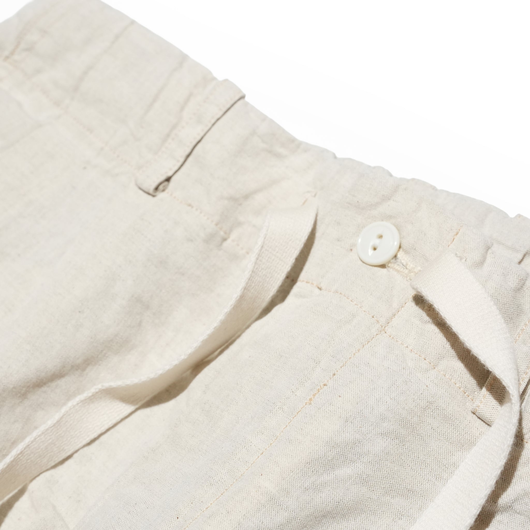 BAGS EASY WIDE PANTS-CHAMBRAY – Ecru | CATTA SHIRTS
