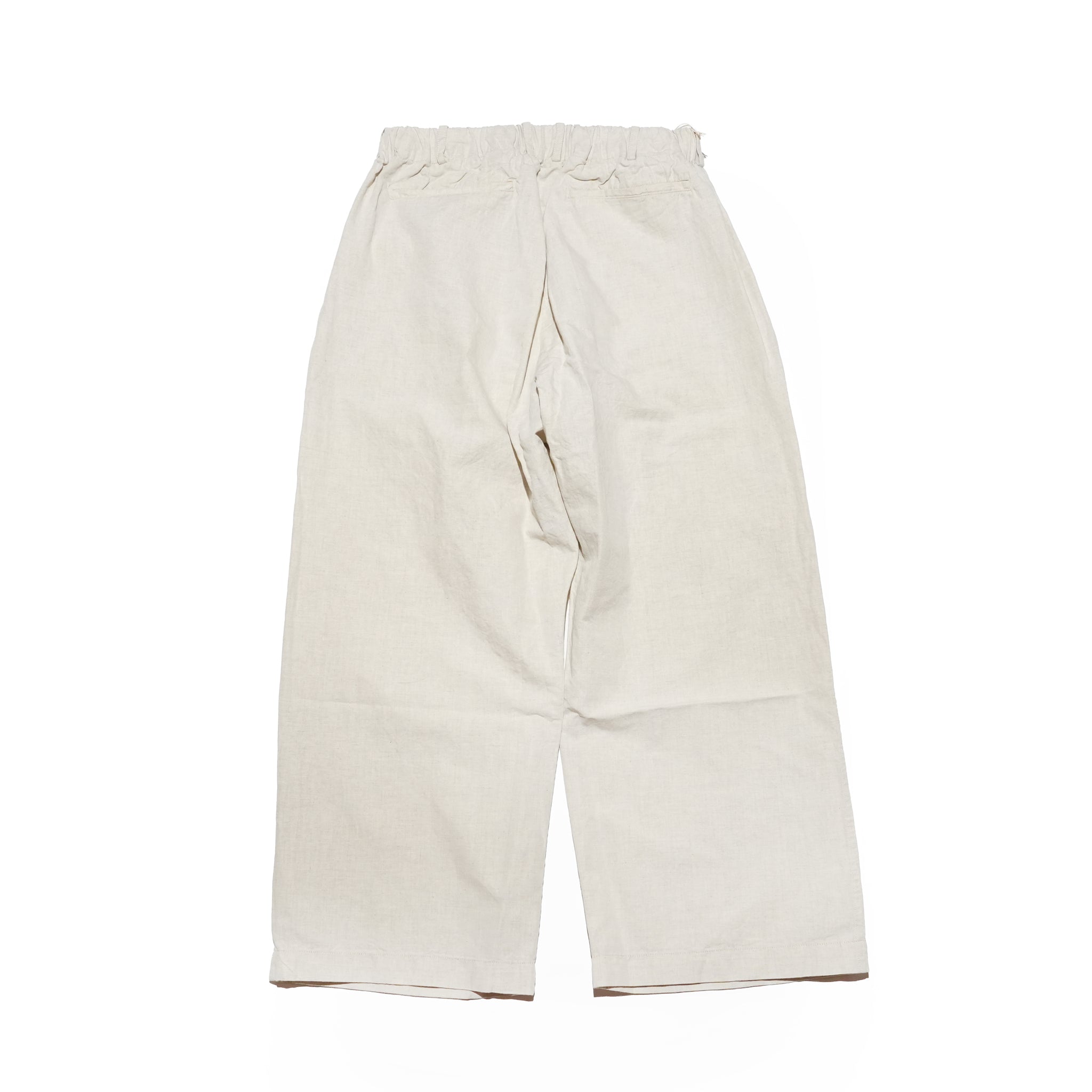 BAGS EASY WIDE PANTS-CHAMBRAY – Ecru | CATTA SHIRTS