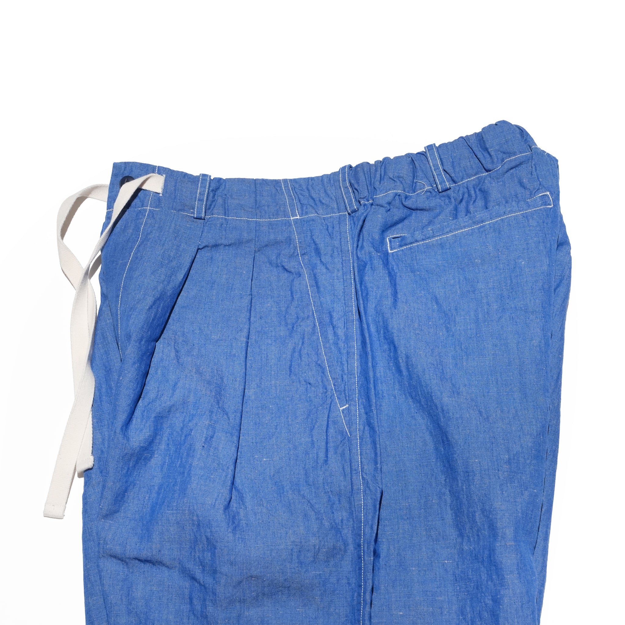 BAGS EASY WIDE PANTS-CHAMBRAY – Blue | BE-02_Blue｜CATTA SHIRTS