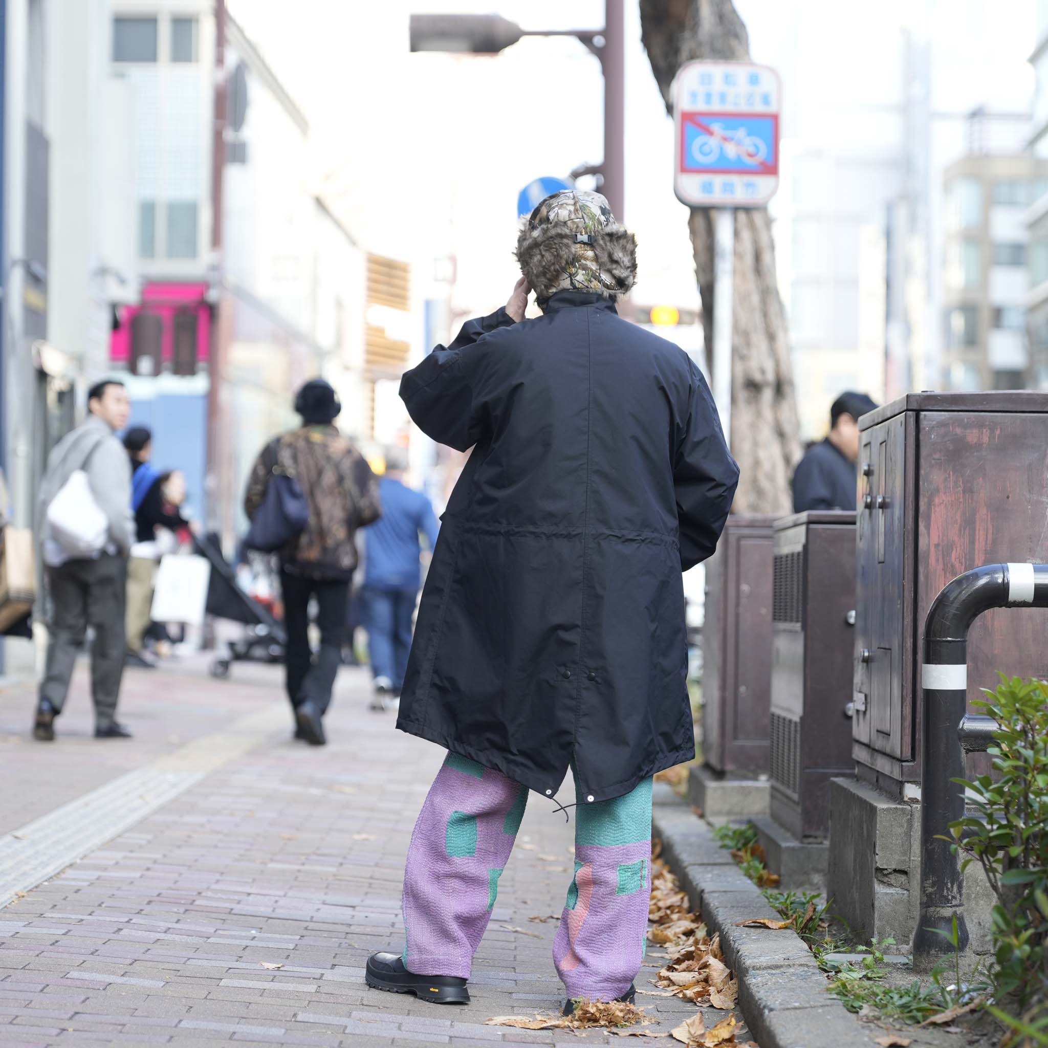 No:PH25FW-004 | Name:P.H.M. Mods Coat | Color:Black | Size:M/L【POWDERHORN MOUNTAINEERING_パウダーホーンマウンテニアリング】