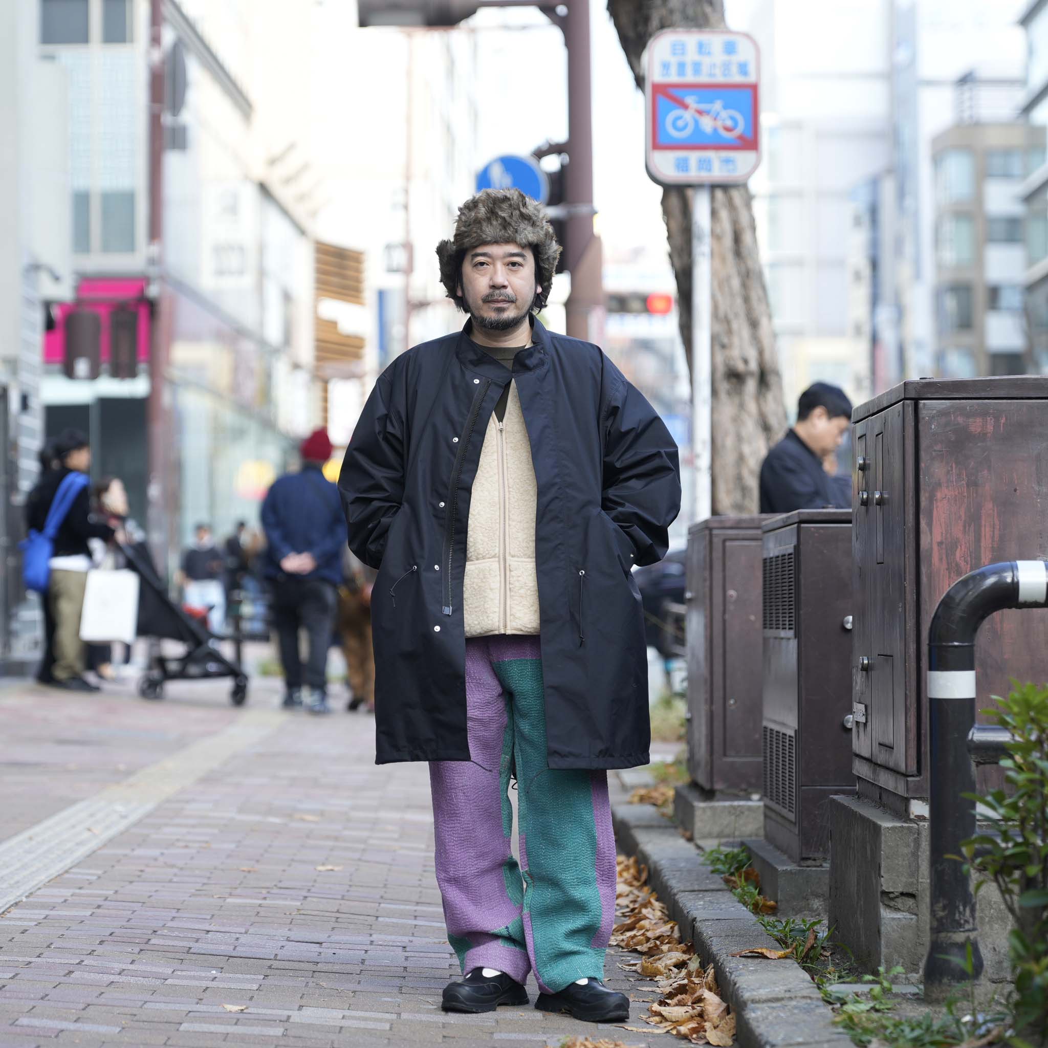 No:PH25FW-004 | Name:P.H.M. Mods Coat | Color:Black | Size:M/L【POWDERHORN MOUNTAINEERING_パウダーホーンマウンテニアリング】