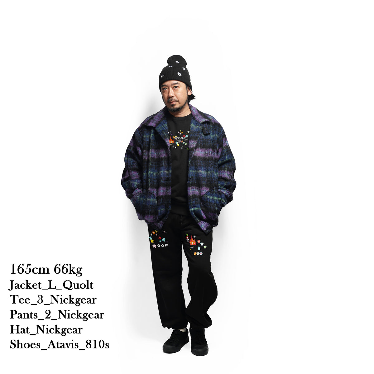WOOLY JKT– NAVY-PURPLE | QUOLT