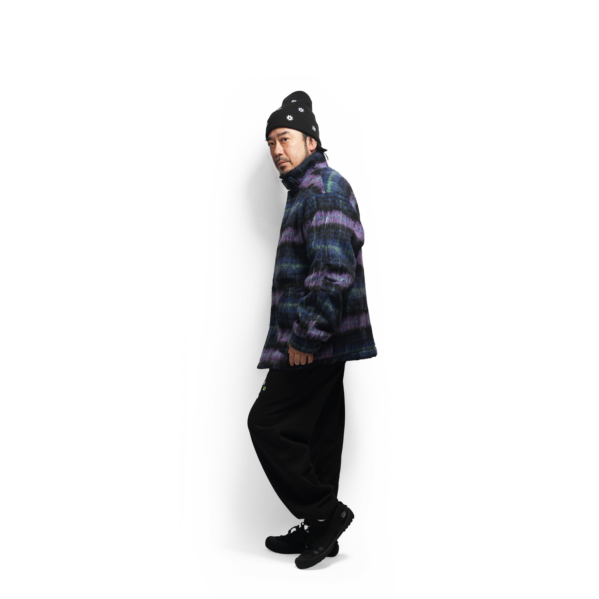 WOOLY JKT– NAVY-PURPLE | QUOLT