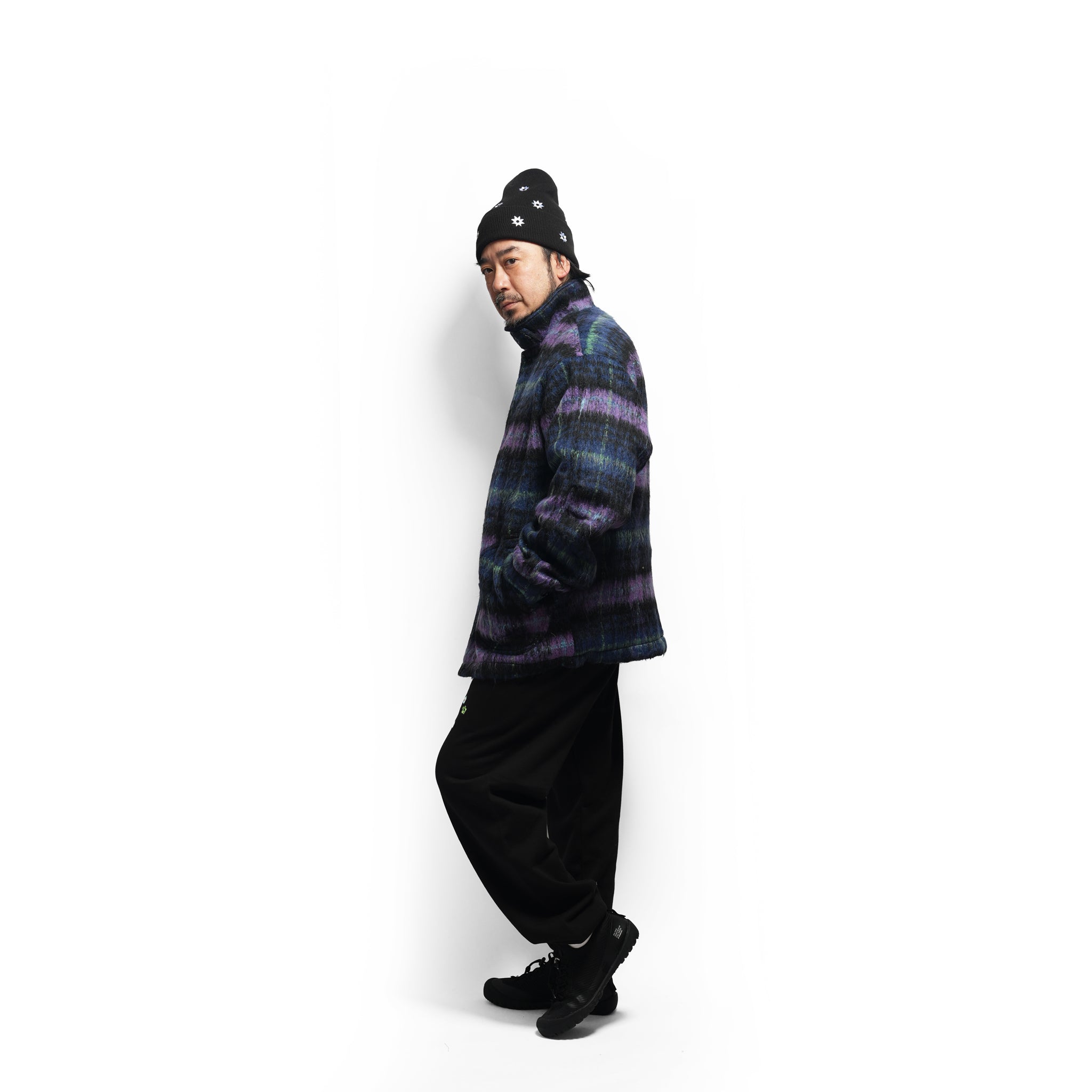 WOOLY JKT– NAVY-PURPLE | QUOLT