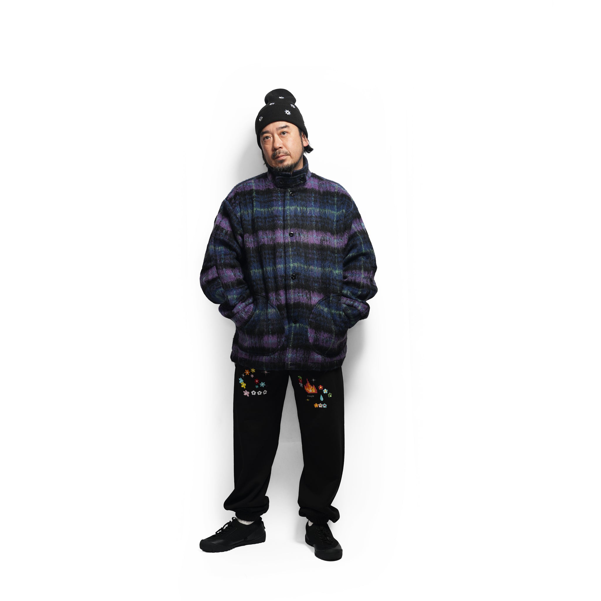 WOOLY JKT– NAVY-PURPLE | QUOLT