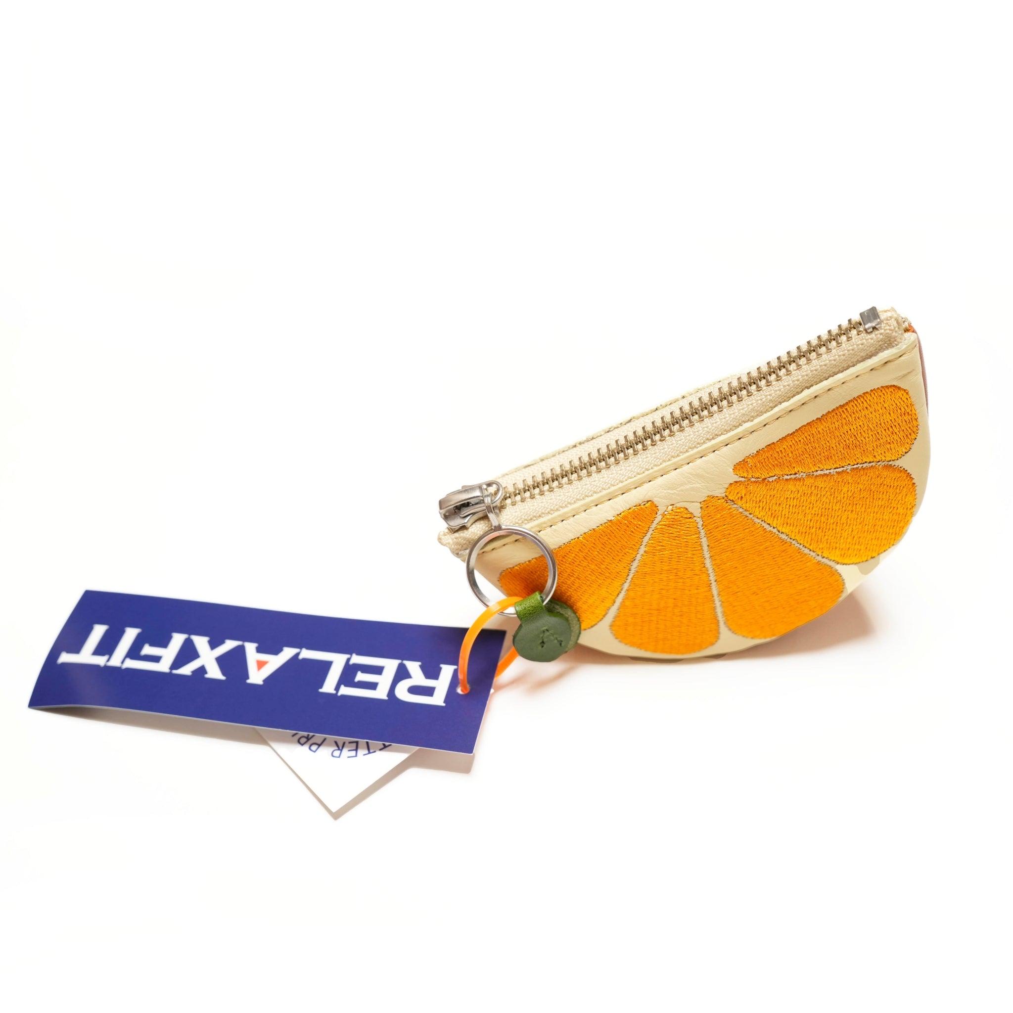 RELAXFIT №93 [Valencia orange] ジップポーチ型KeyHolder 【RELAX FIT_リラックスフィット】