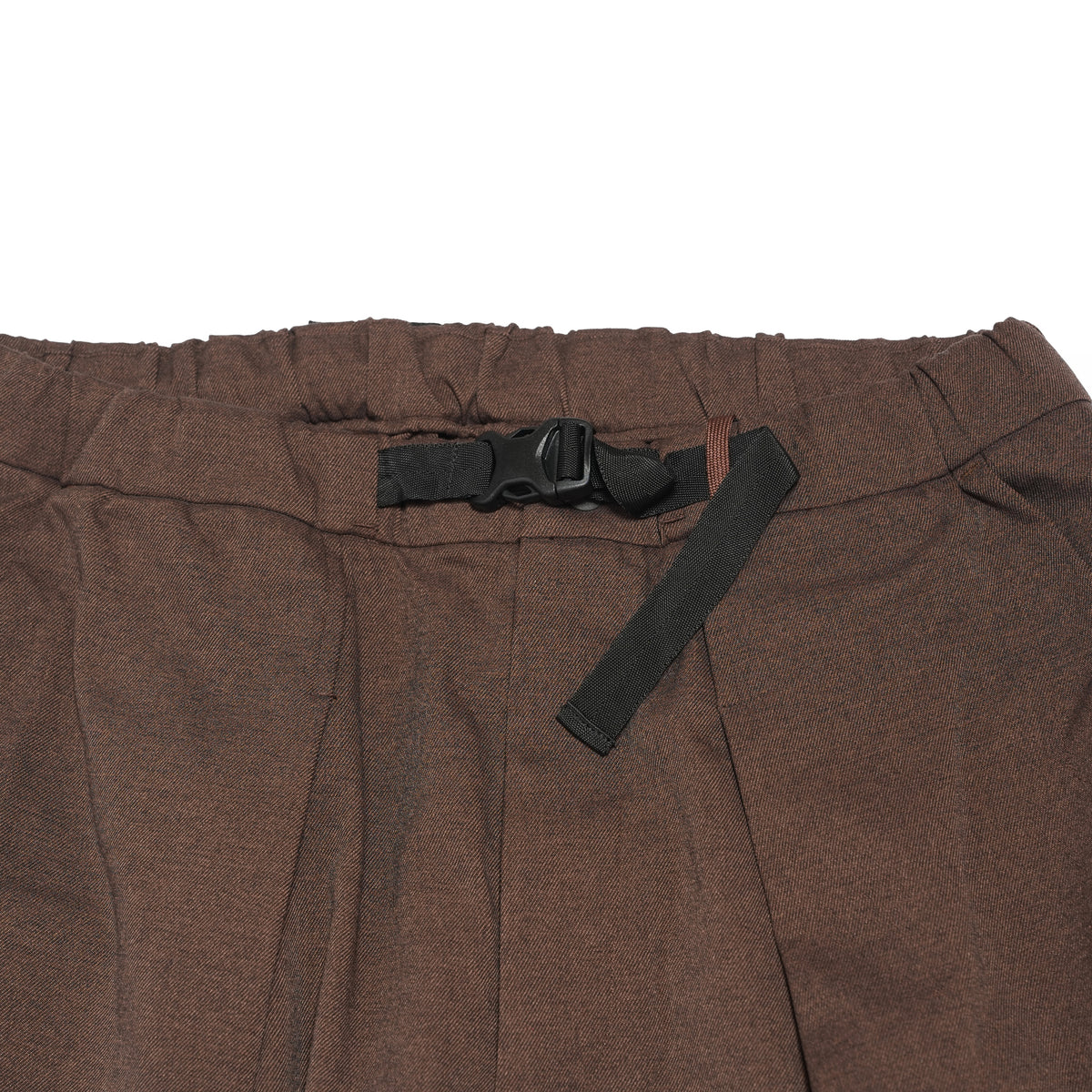 Tech Wool Cropped Easy Pants ※Made In JAPAN – Brown | NORBIT