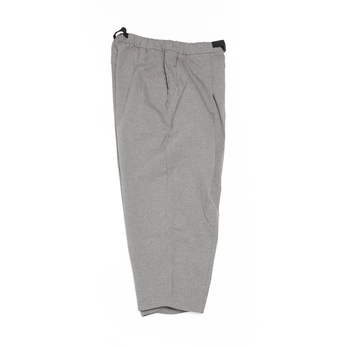 Tech Wool Cropped Easy Pants ※Made In JAPAN – Gray | NORBIT