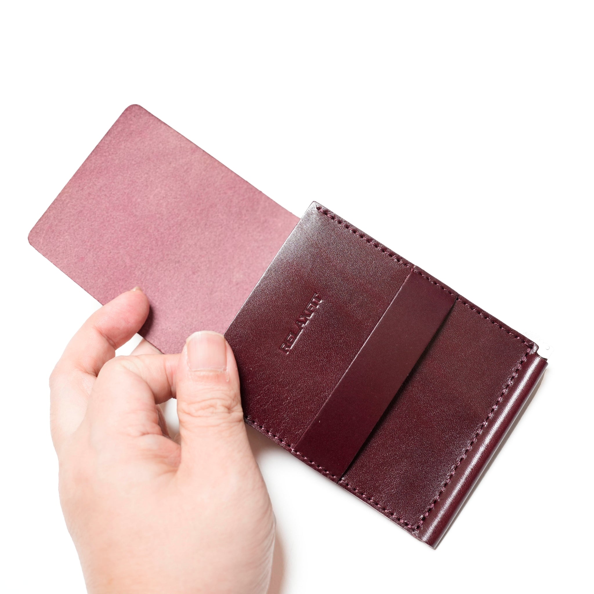 RELAXFIT   №19　[Benjamin] Money Clip New Color:Burgundy【RELAX FIT_リラックスフィット】