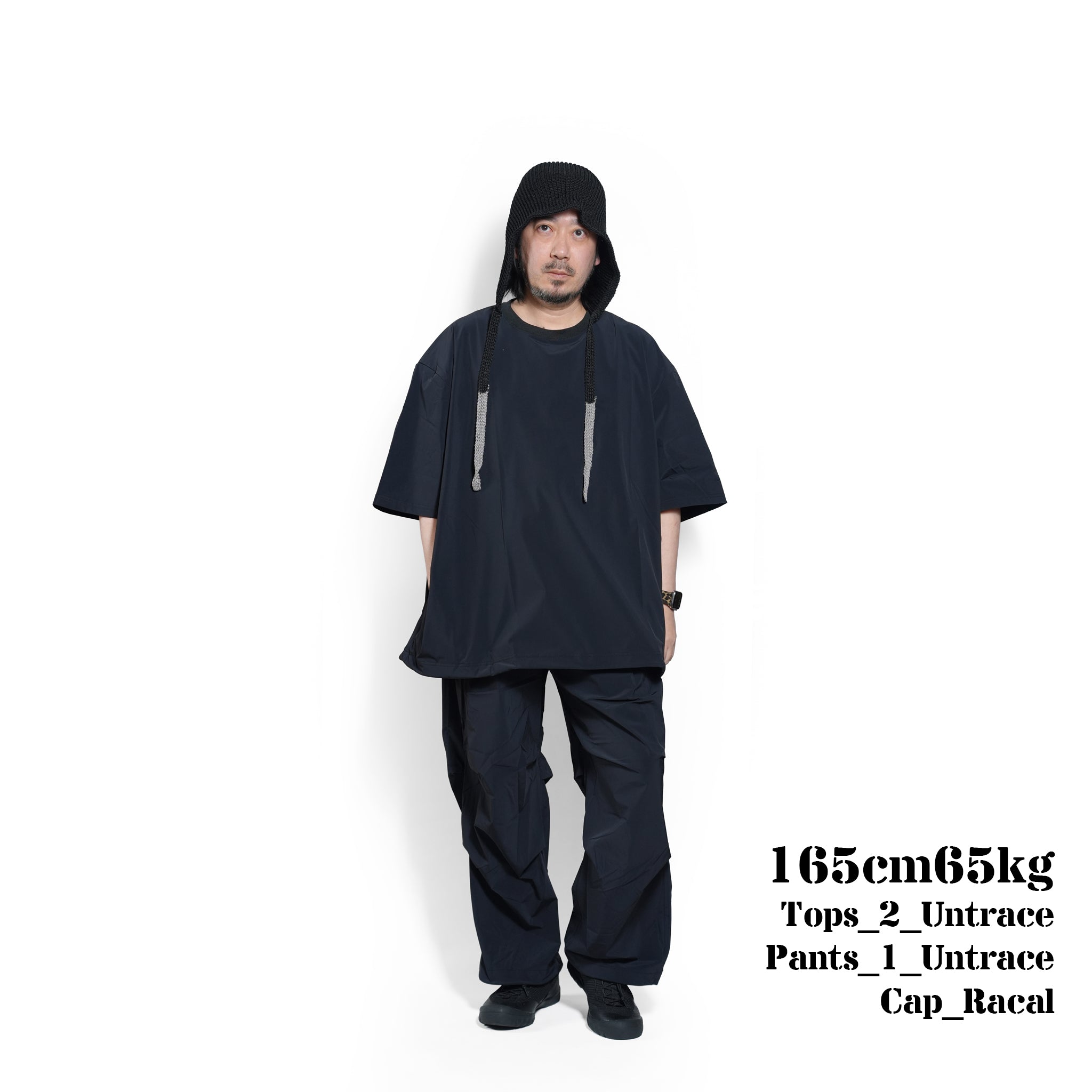 _163 – black |バックタック フライトパンツ | UNTRACE