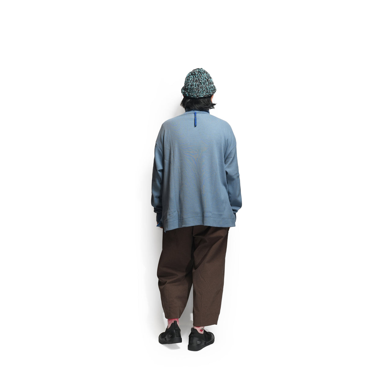 Tech Wool Cropped Easy Pants ※Made In JAPAN – Brown | NORBIT