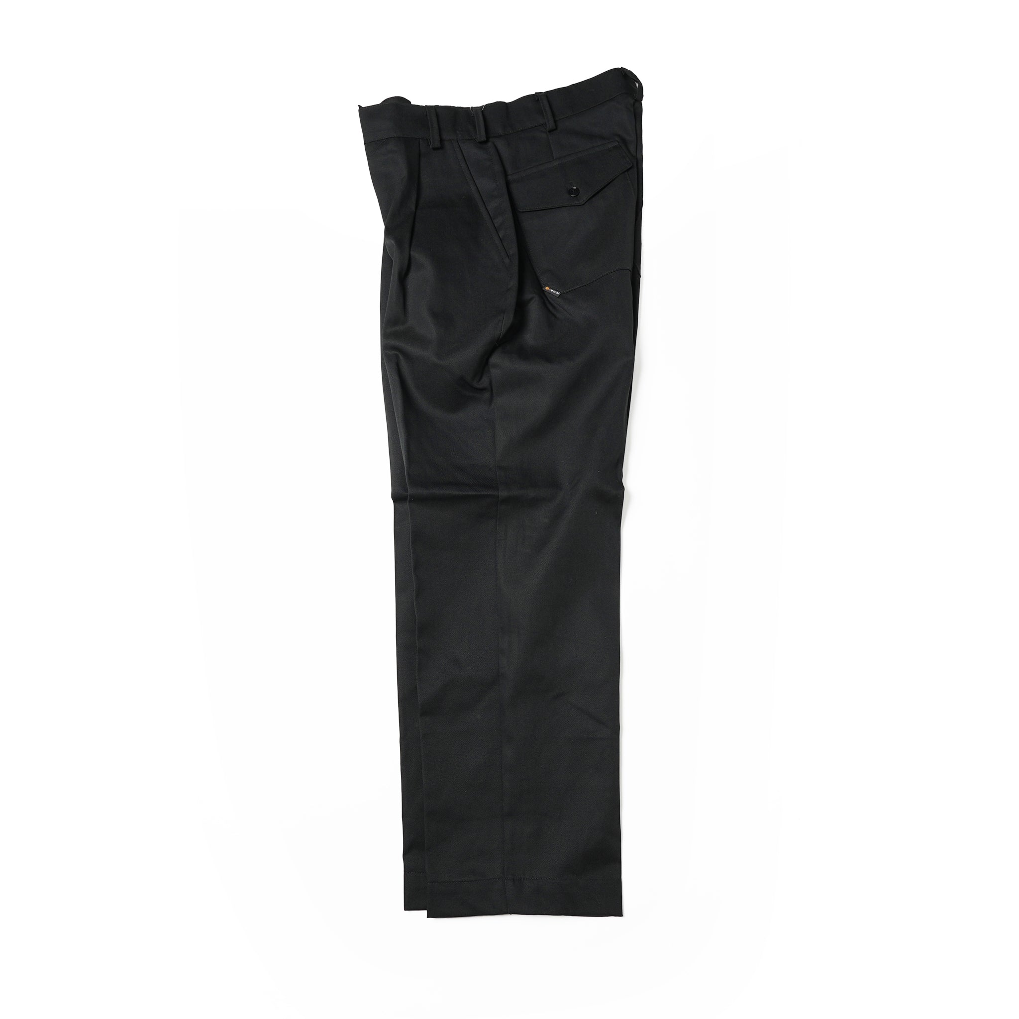 No:ve-2023aw03 | Name:PANTALONE LAVORO_Long | Color:Black【VECCHI_