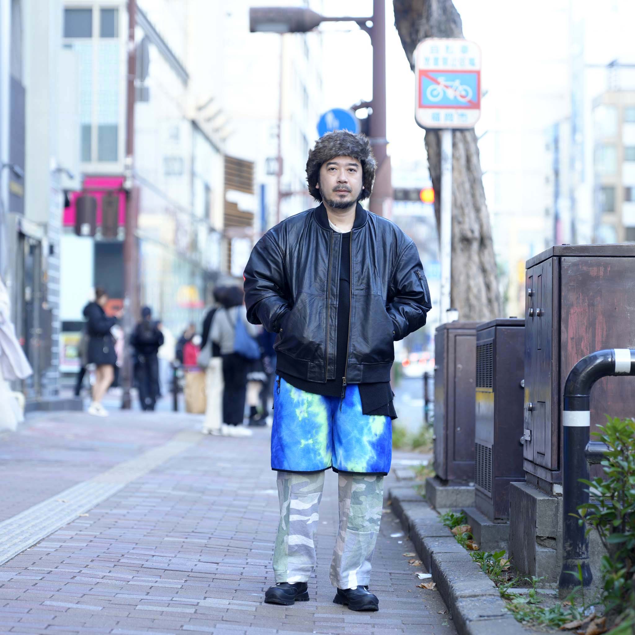Cut Camo Patchwork Pants | MR-2507687【Mr. Remake Man】【REMAKE MODEM DESIGN_モデムデザイン】