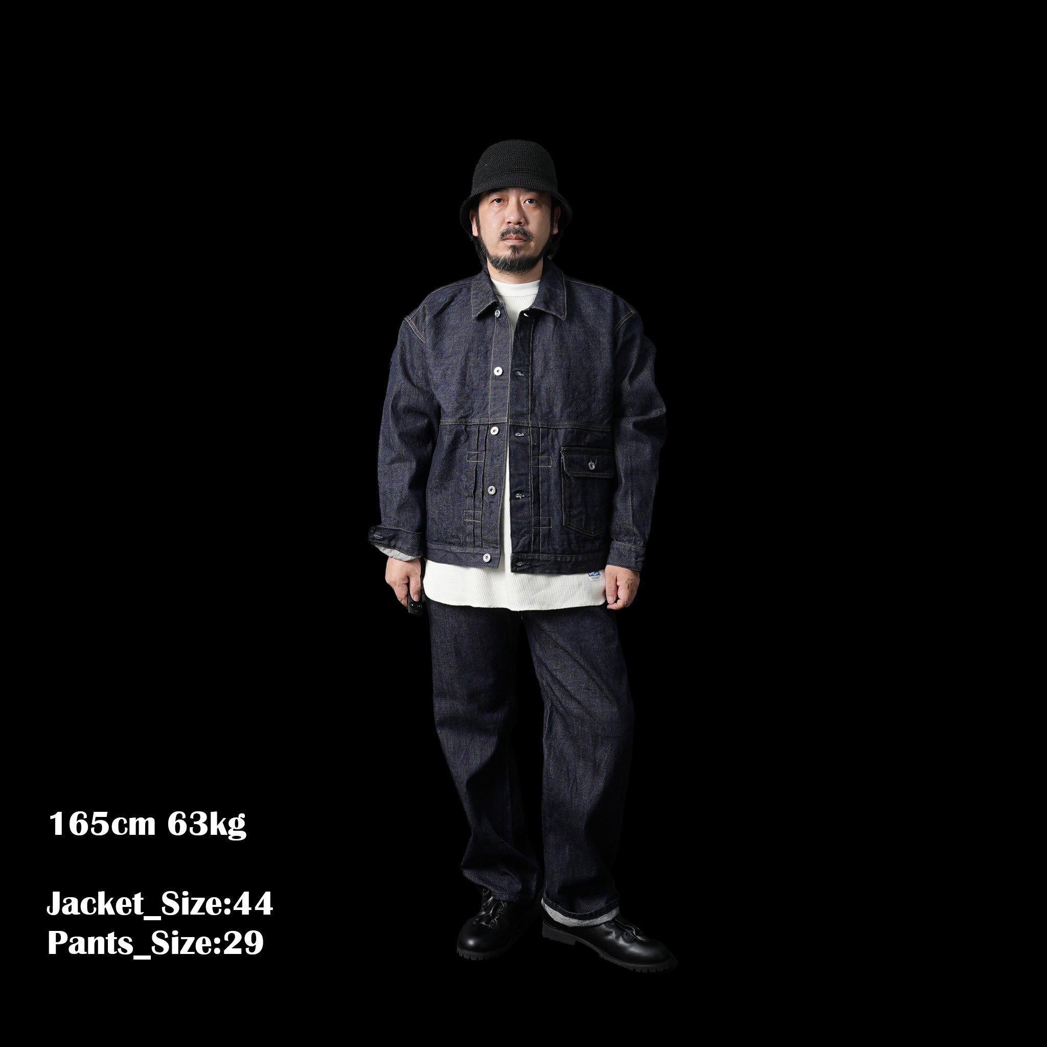 No:AD00234b | Name:denim tracker jacket | Color:Indigo【ADAN_アダン】