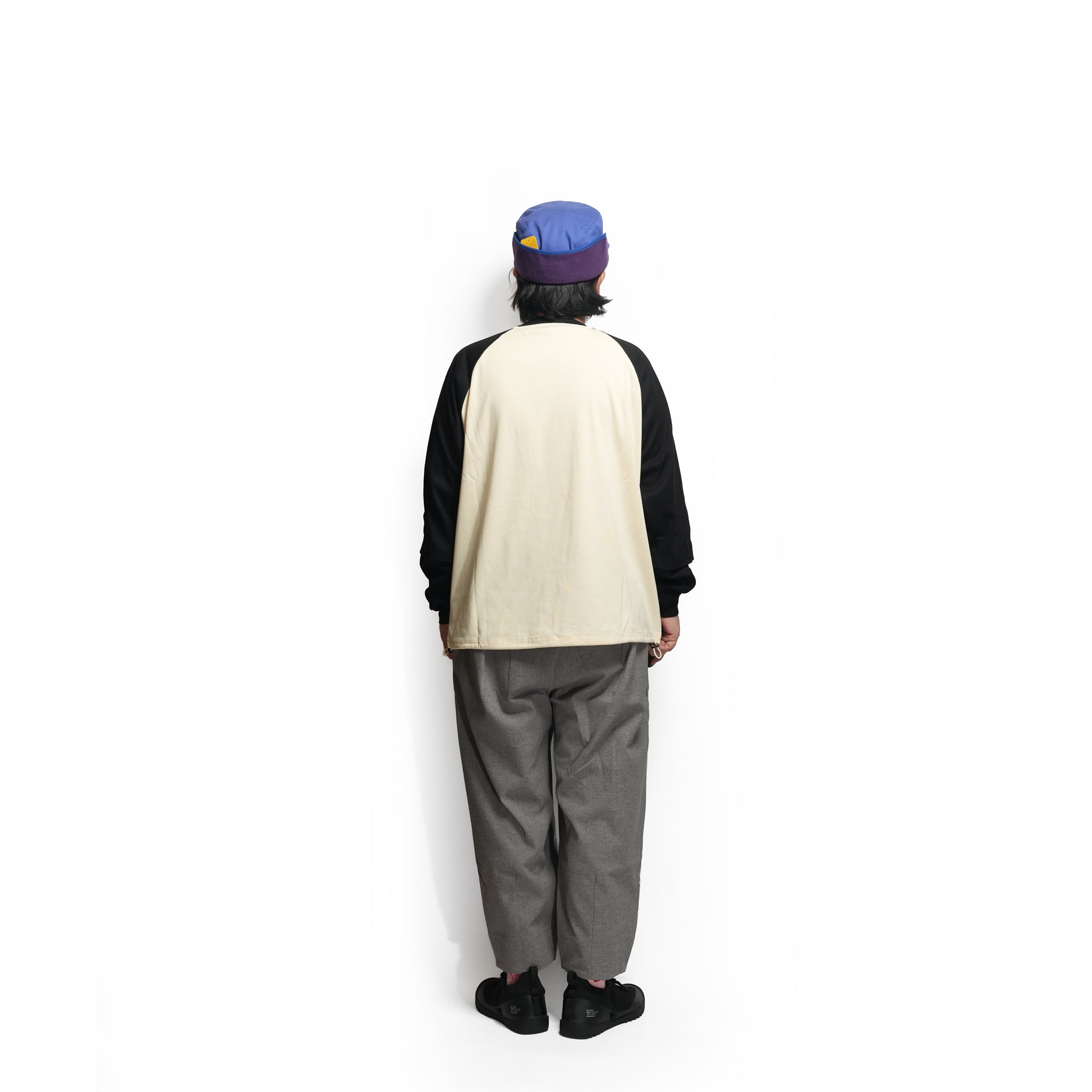 GMLR | Raglan Layered Long-Sleeve T-Shirt – Black | GAMELRA