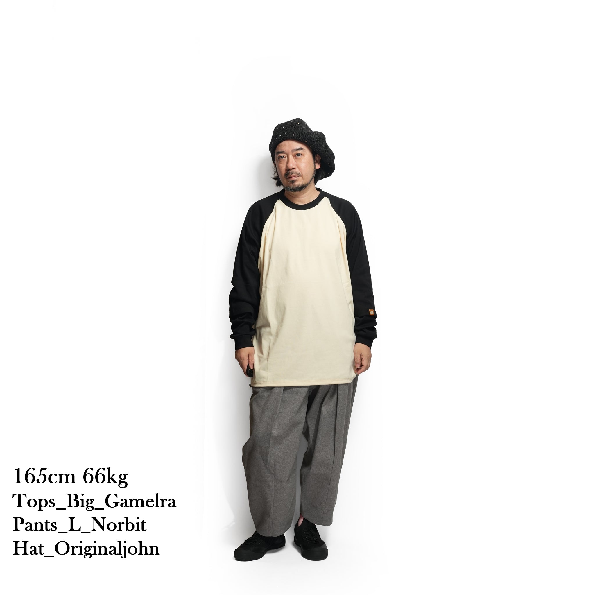 GMLR | Raglan Layered Long-Sleeve T-Shirt – Black | GAMELRA