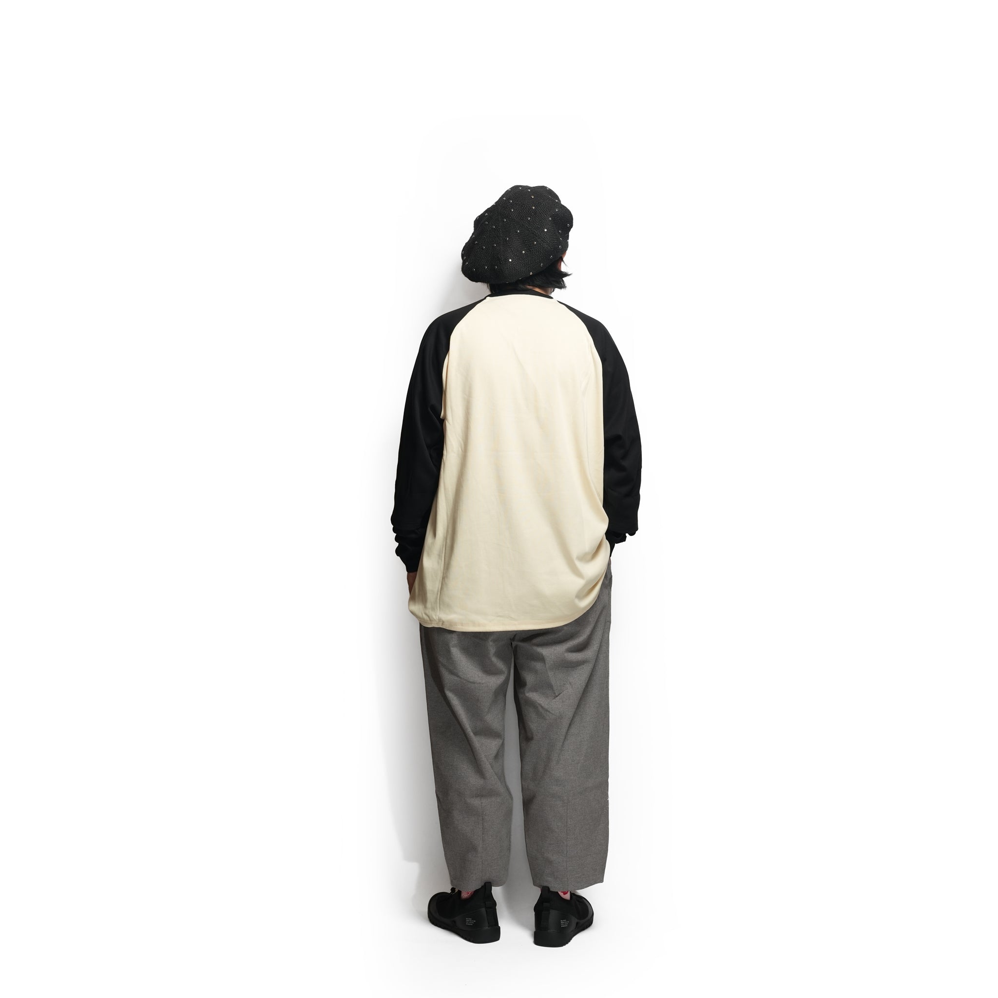 GMLR | Raglan Layered Long-Sleeve T-Shirt – Black | GAMELRA
