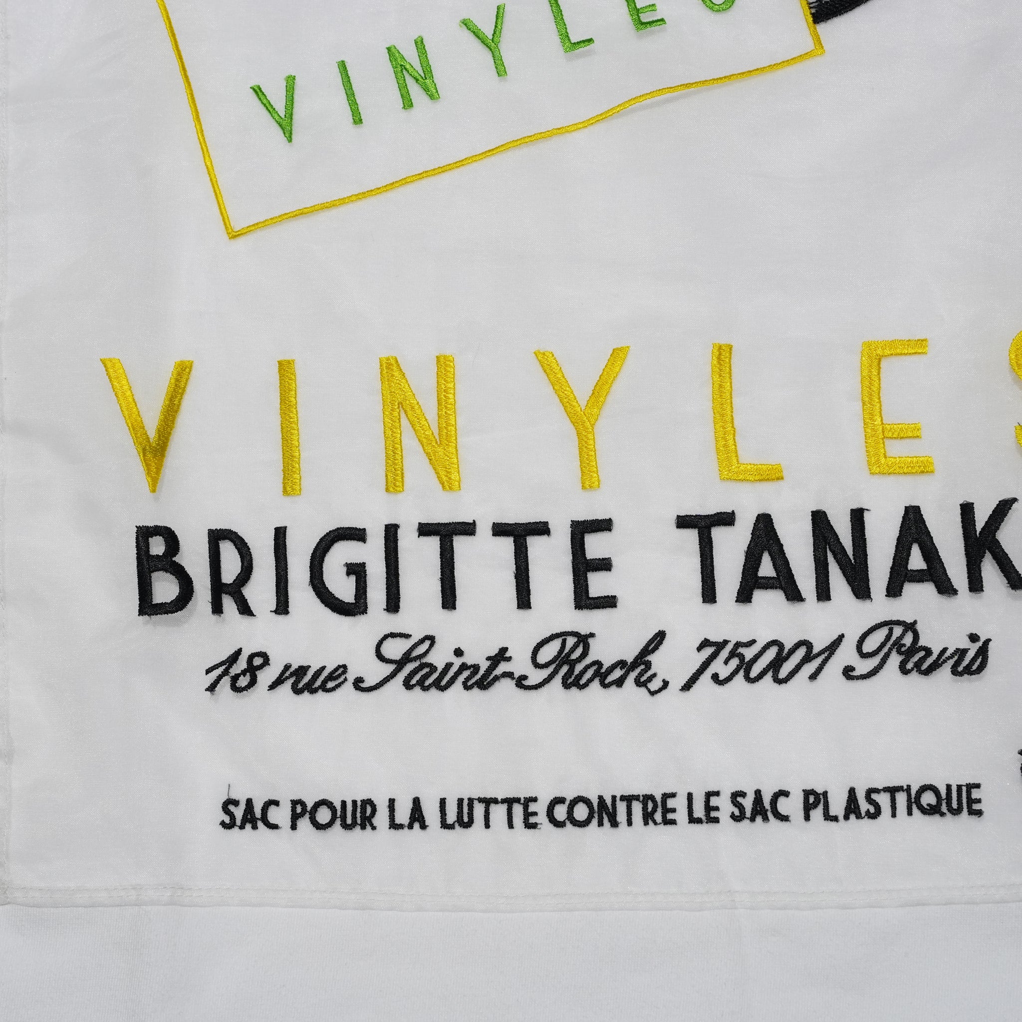 Brigitte Tanaka × The NERDYS VINYLES T-shirt – White | The NERDYS