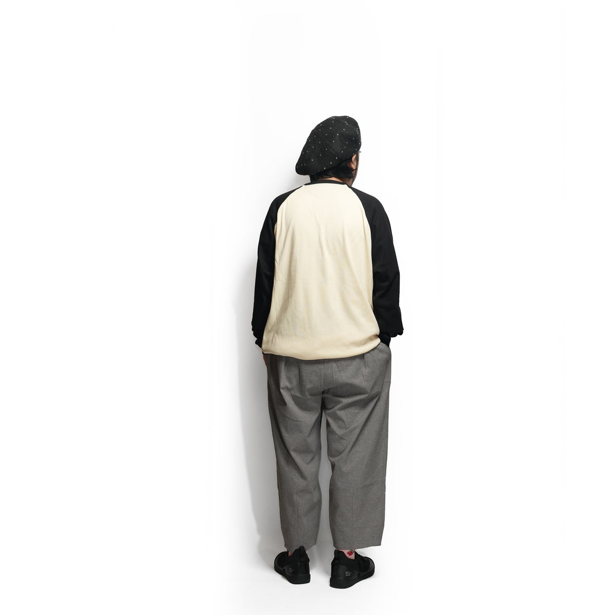 GMLR | Raglan Layered Long-Sleeve T-Shirt – Black | GAMELRA