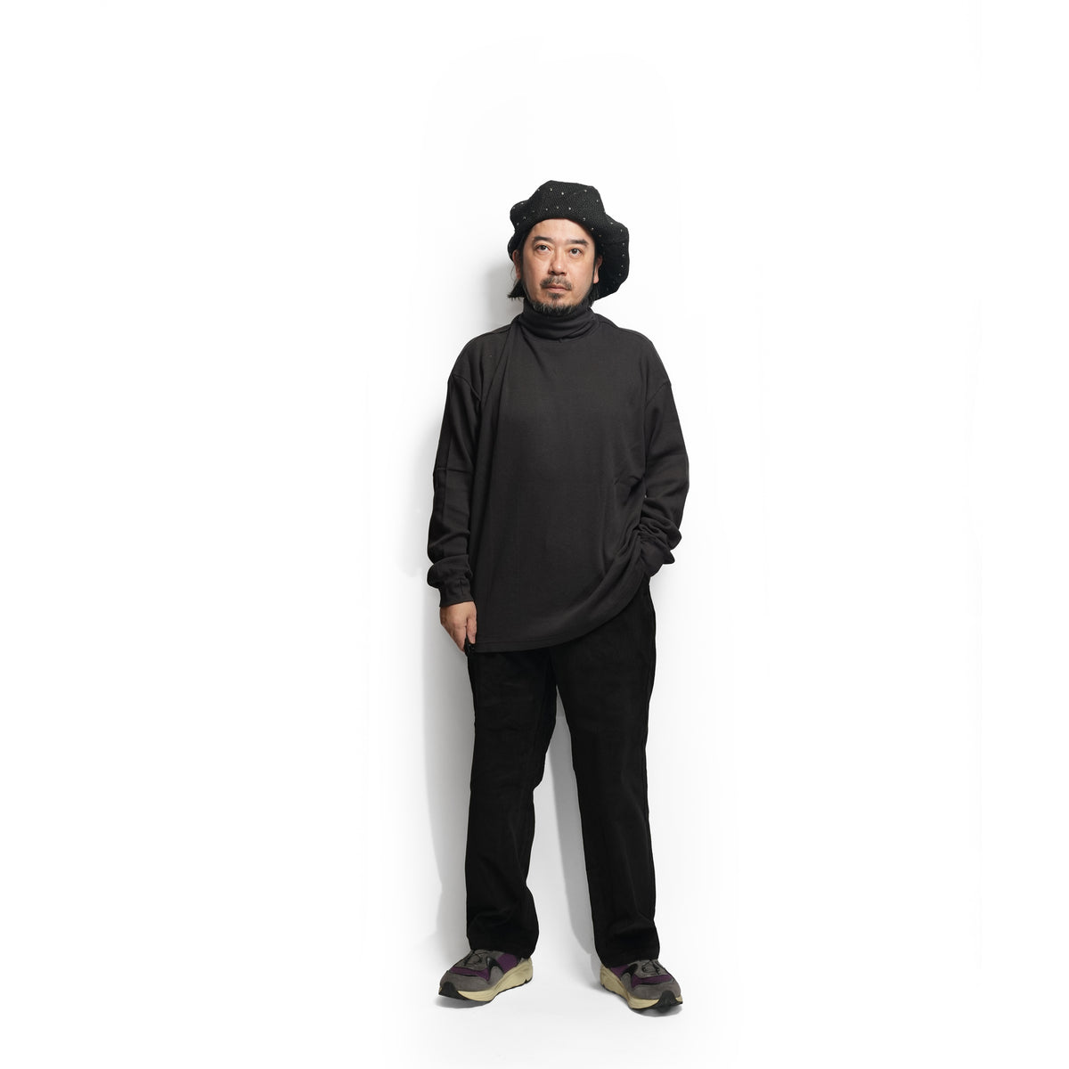 Turtleneck Knit ※Made In JAPAN – Navy | NORBIT