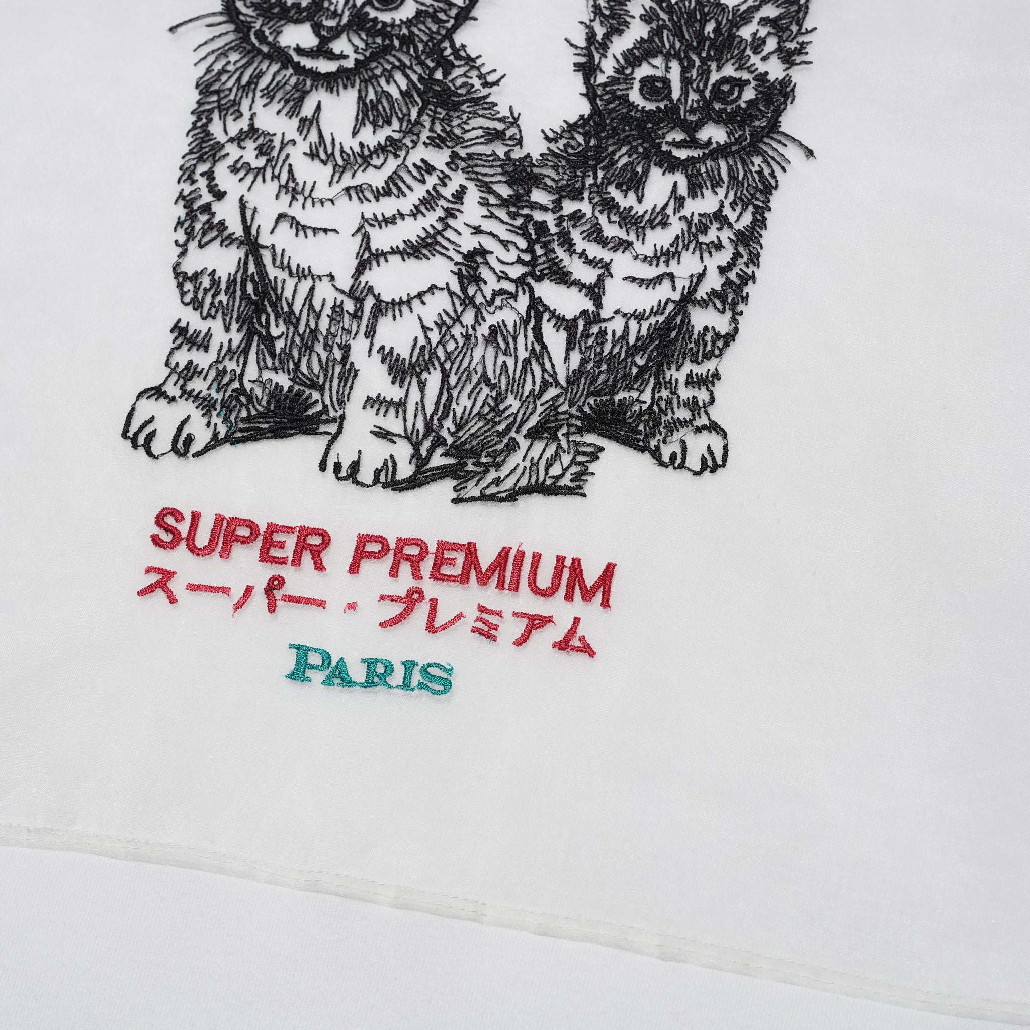 Brigitte Tanaka × The NERDYS CATS T-shirt – White | The NERDYS