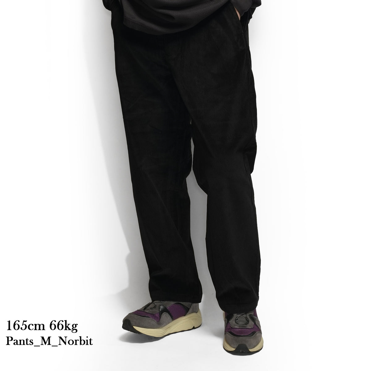 Corduroy Field pants ※Made In JAPAN – Black | NORBIT
