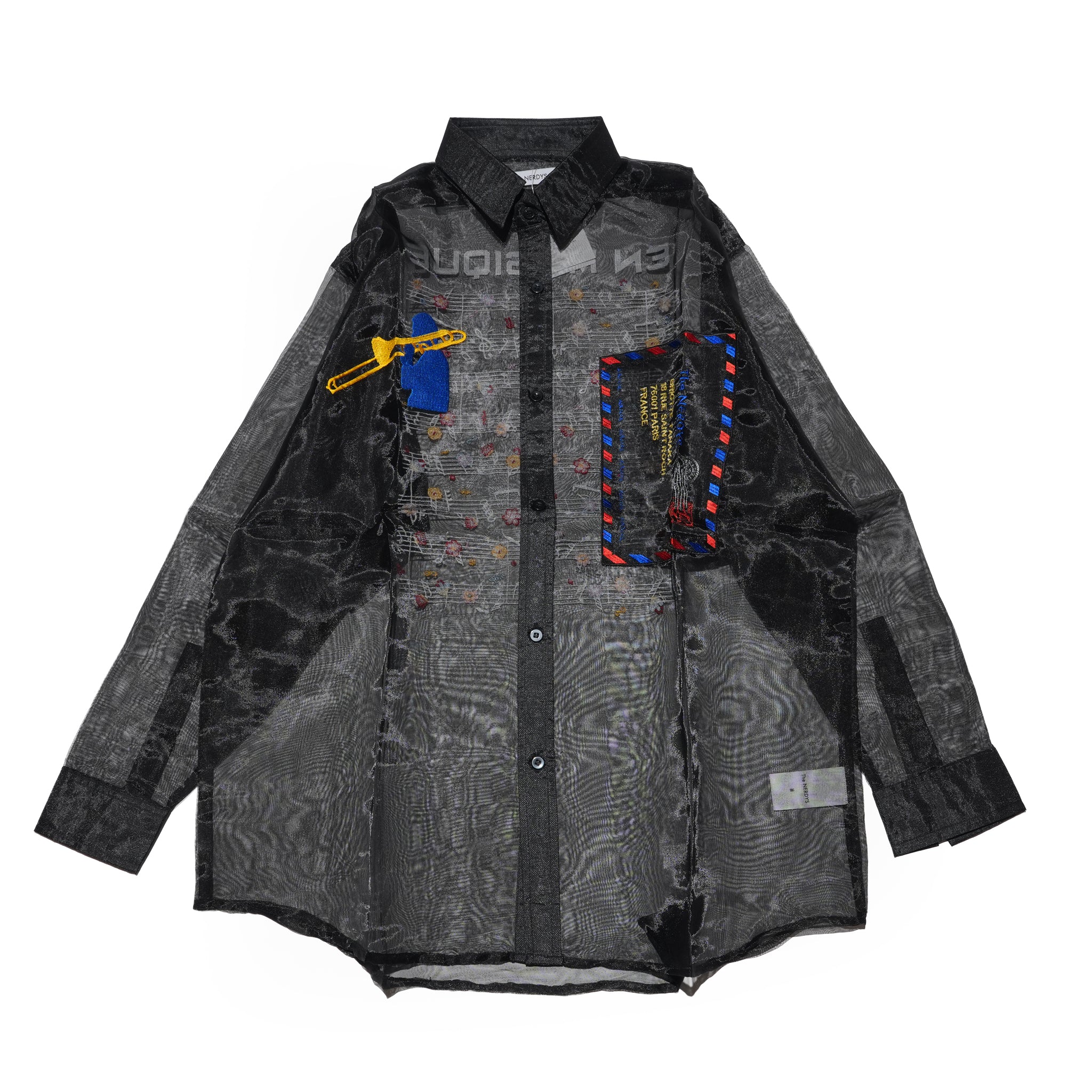 Brigitte Tanaka × The NERDYS EN MUSIQUE Shirt – Black | The NERDYS