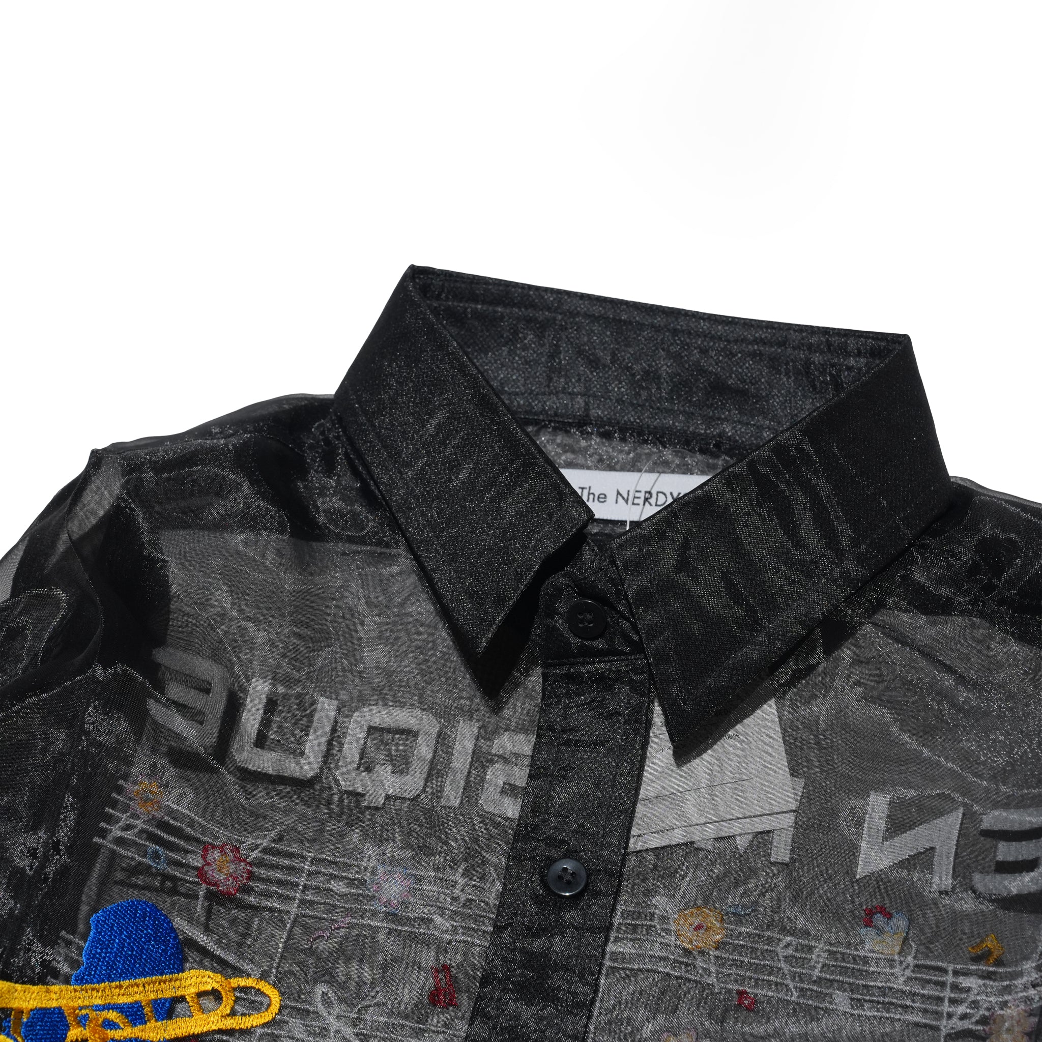 Brigitte Tanaka × The NERDYS EN MUSIQUE Shirt – Black | The NERDYS